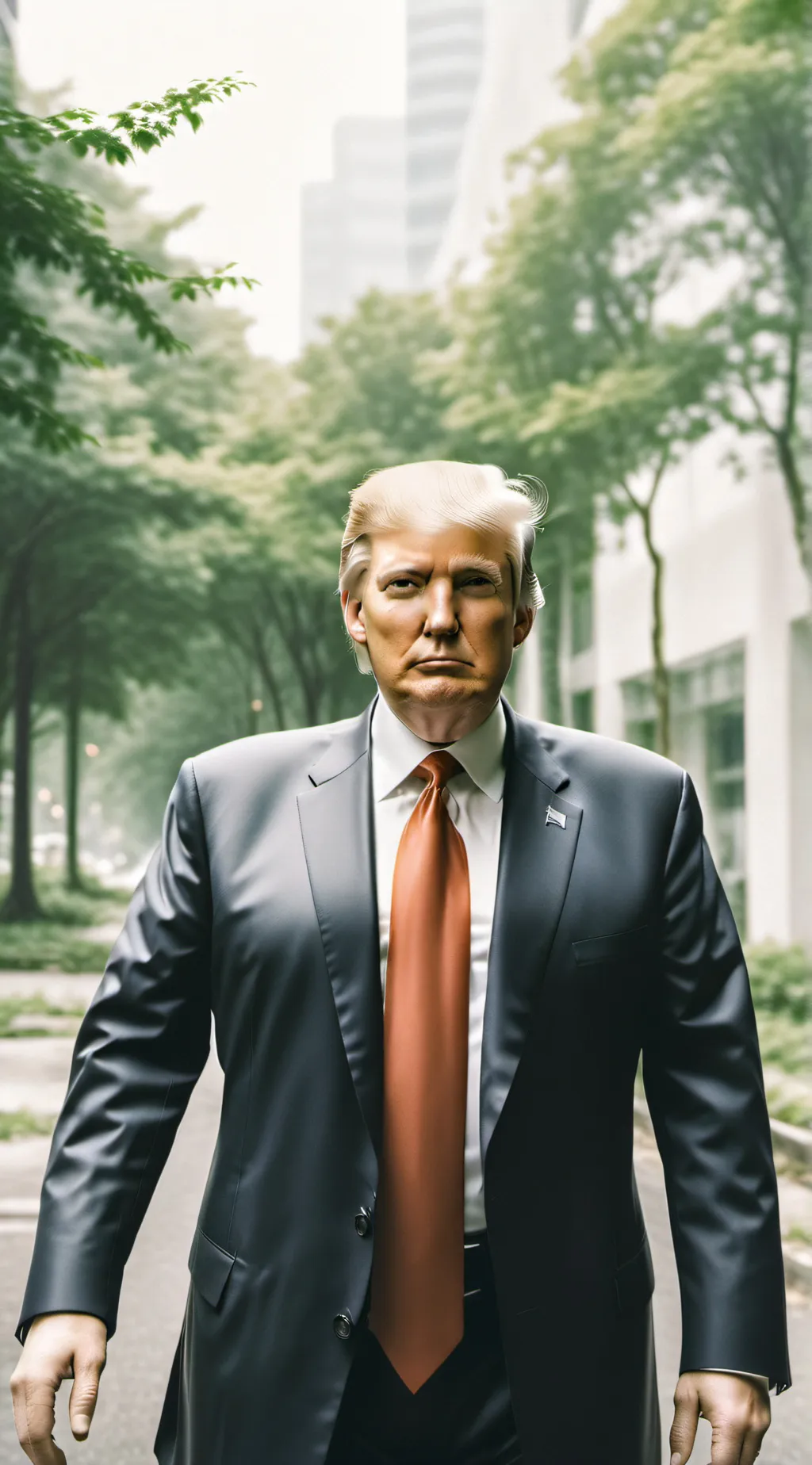 ai character: Donald Trump  background