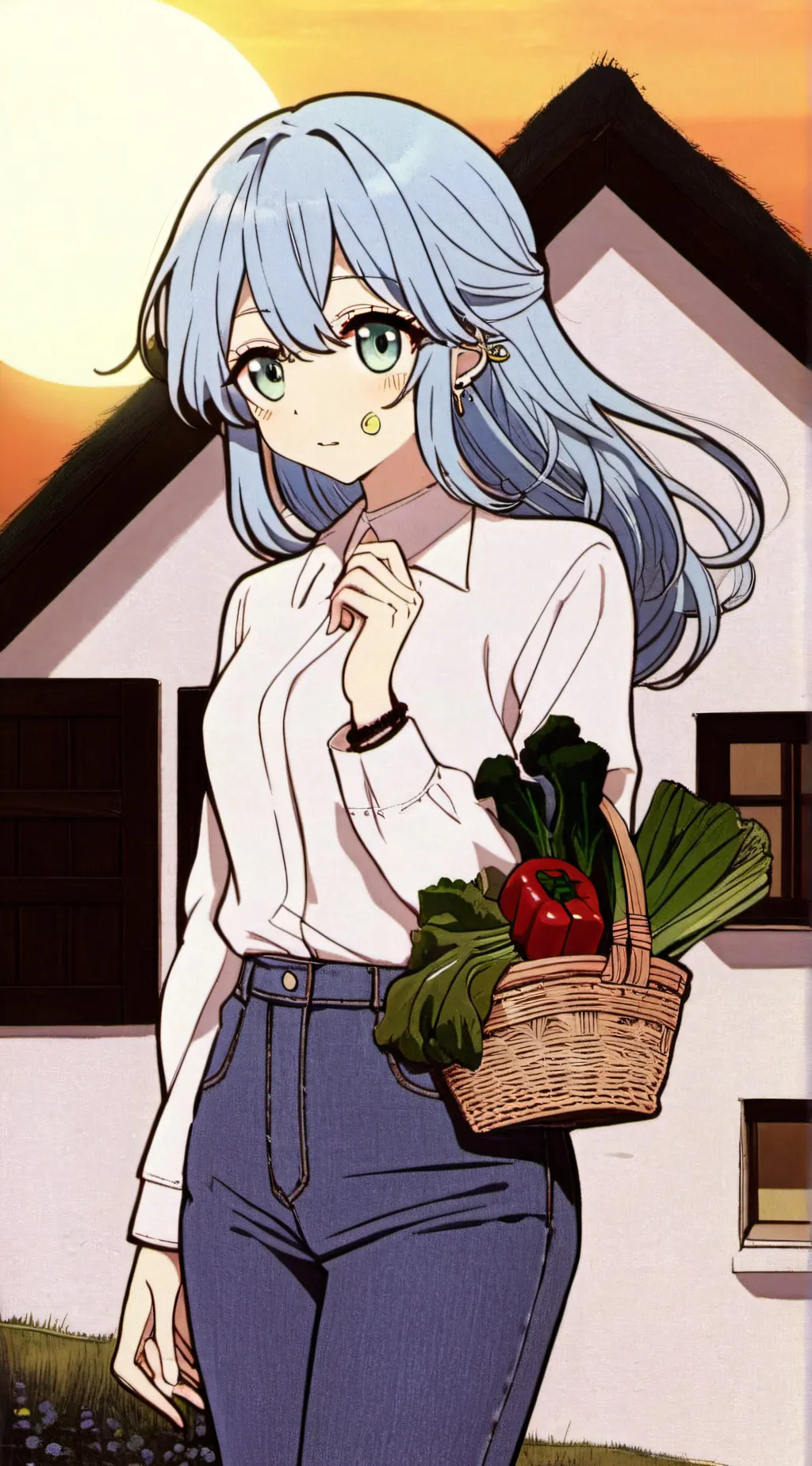 ai character: Akira  background