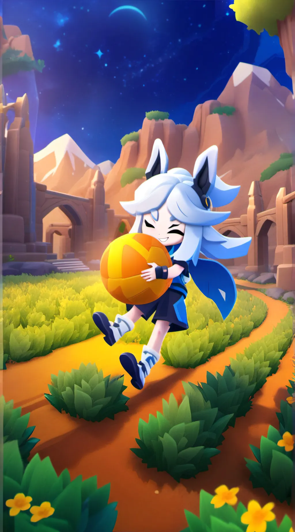 ai character: Oliver as a child background