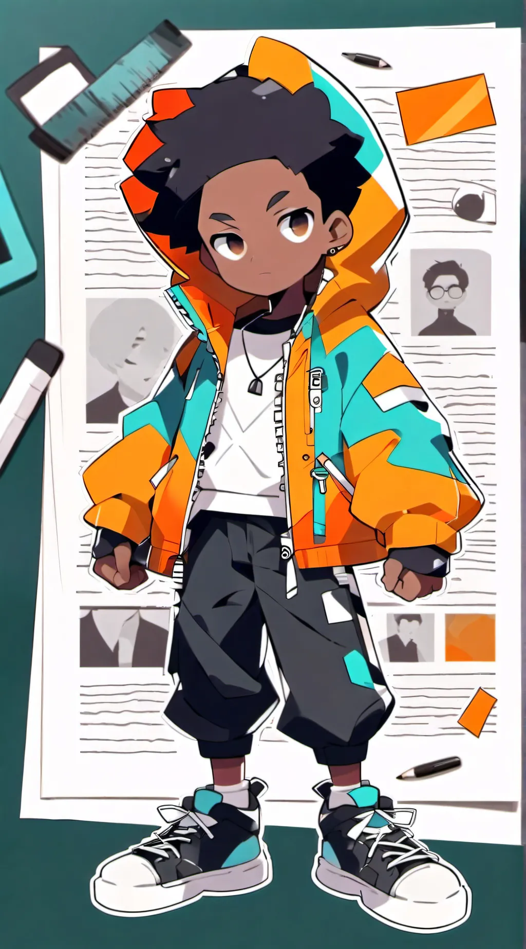 ai character: Blast  background