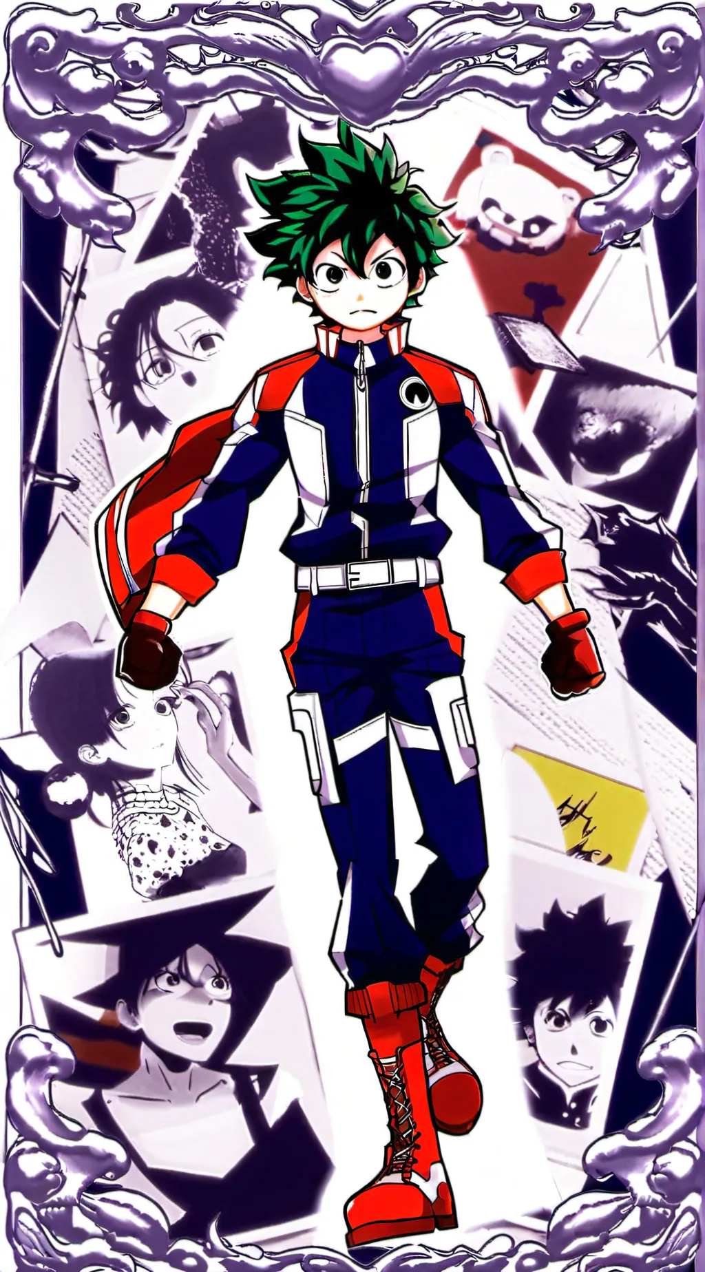 ai character: mha background