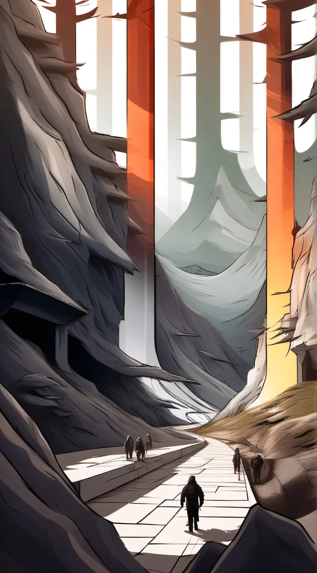 ai character: Cooking with black background