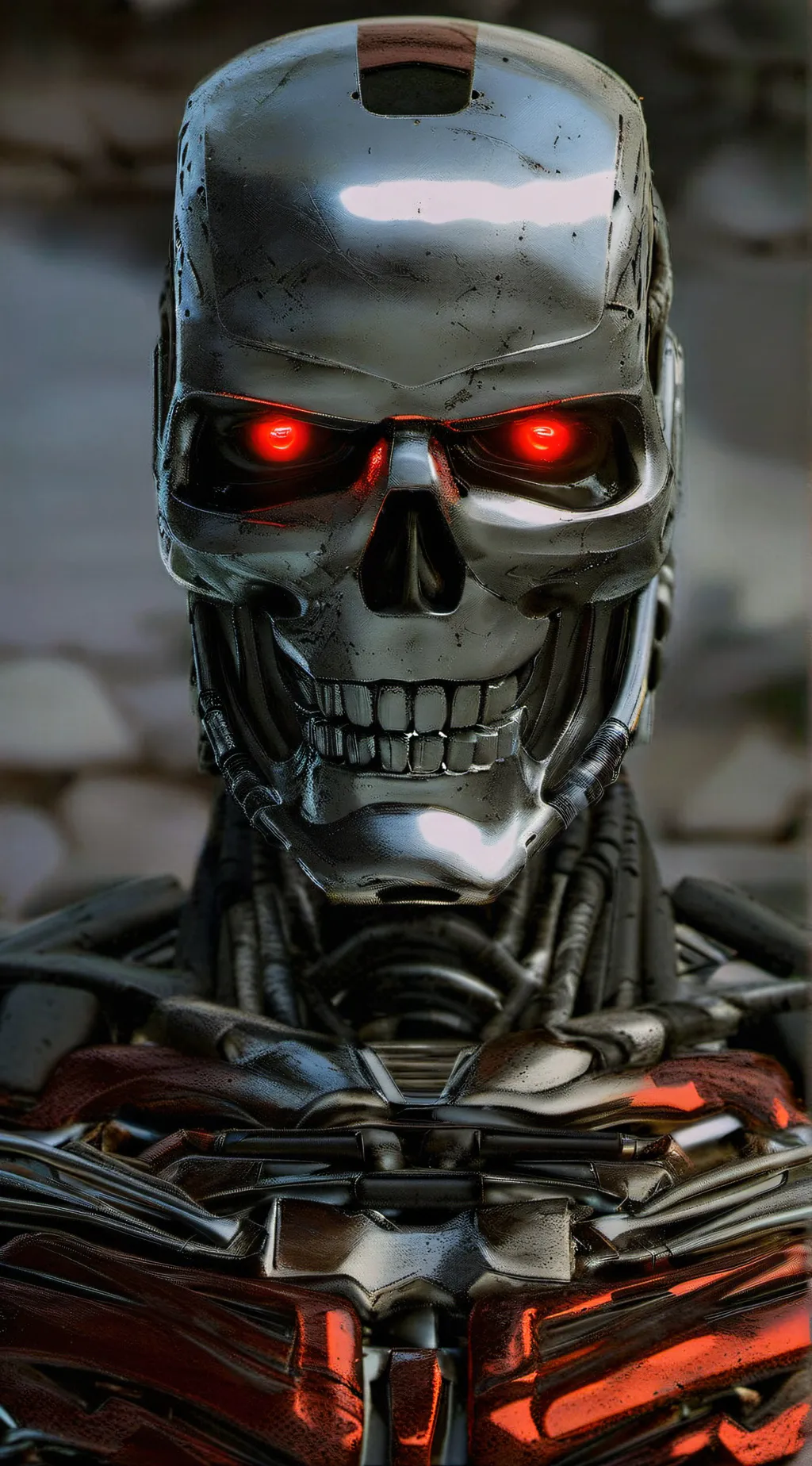 ai character: Terminator  background