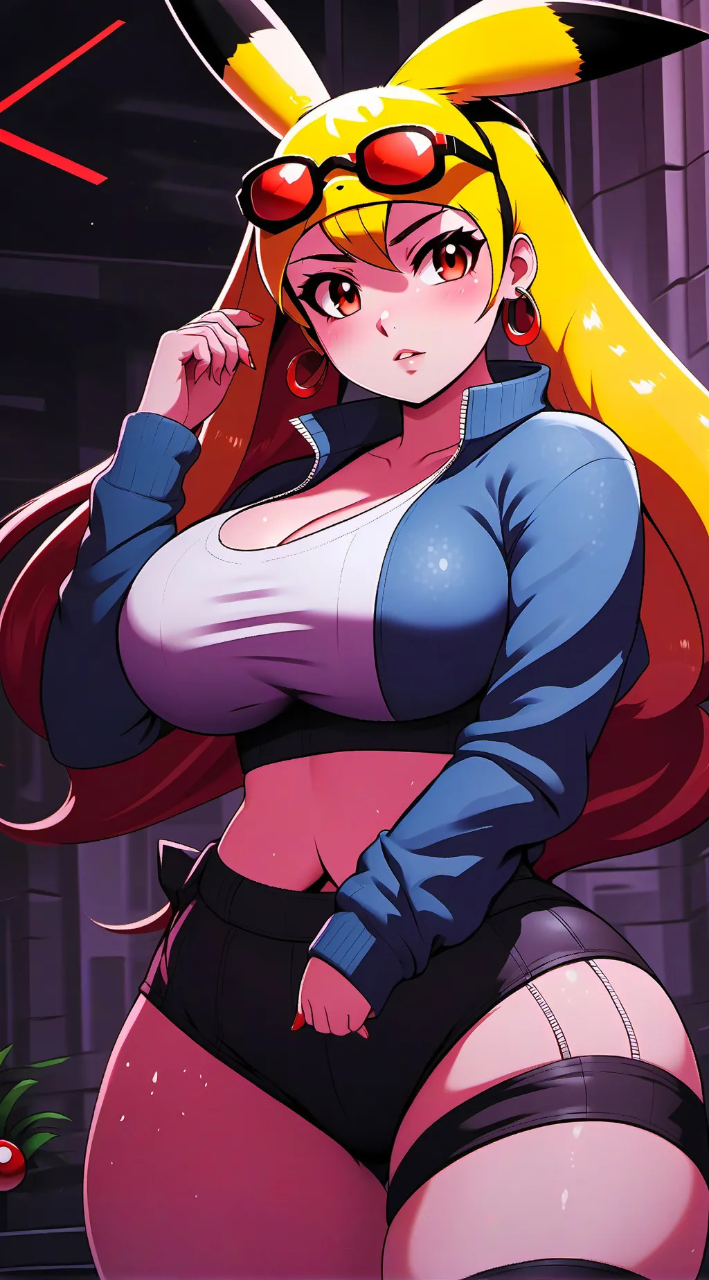 ai character: ~Pikachu Girl~ background