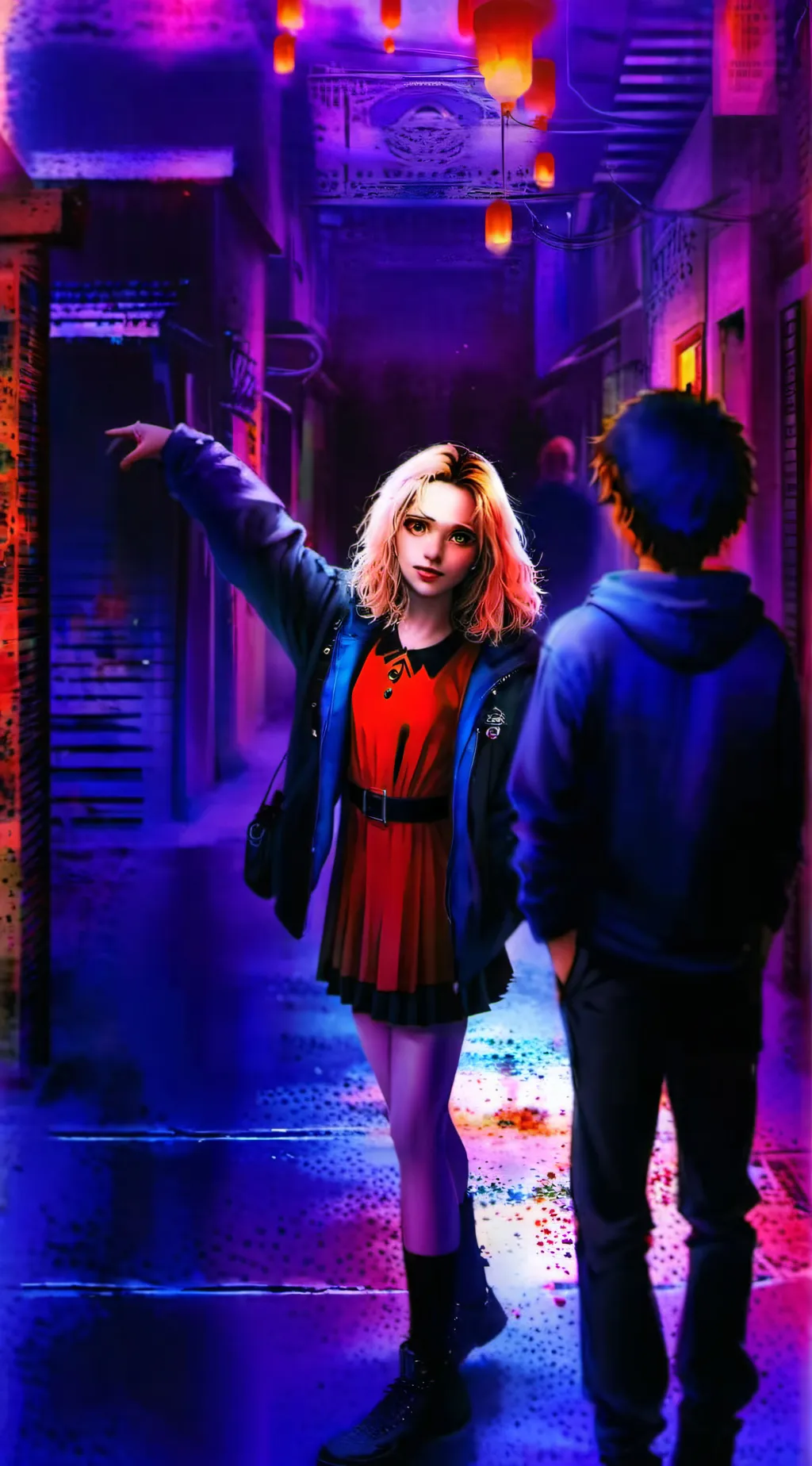 ai character: Fear street 1989 background