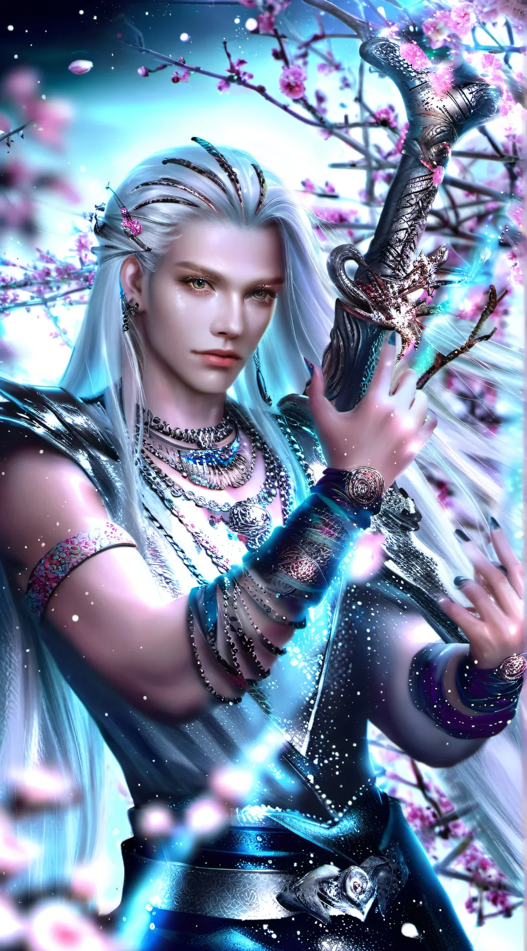 ai character: Cherry background