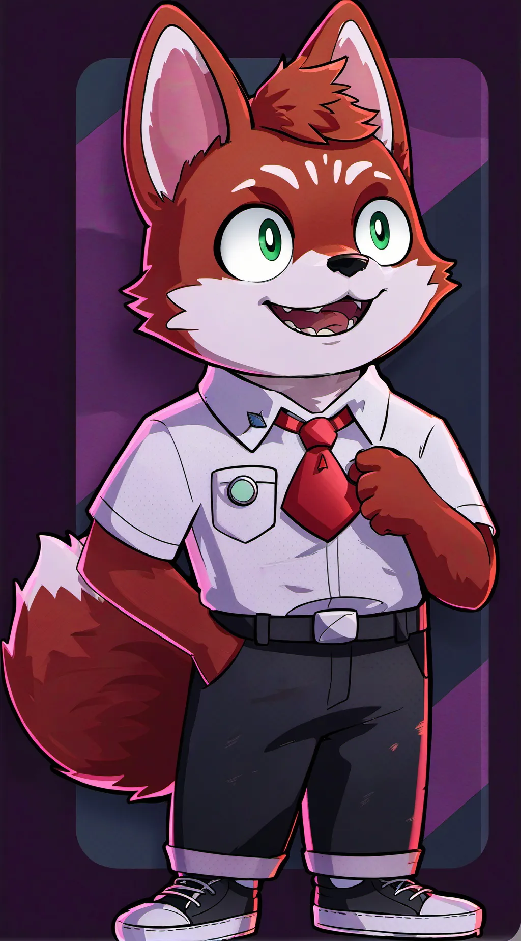 ai character: (hn) Furry edition background