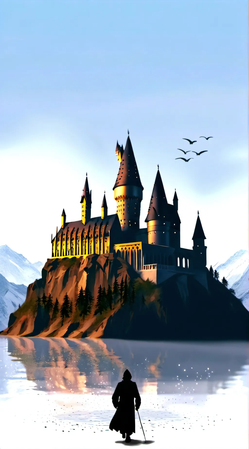 ai character: Hogwarts drama ✌ background