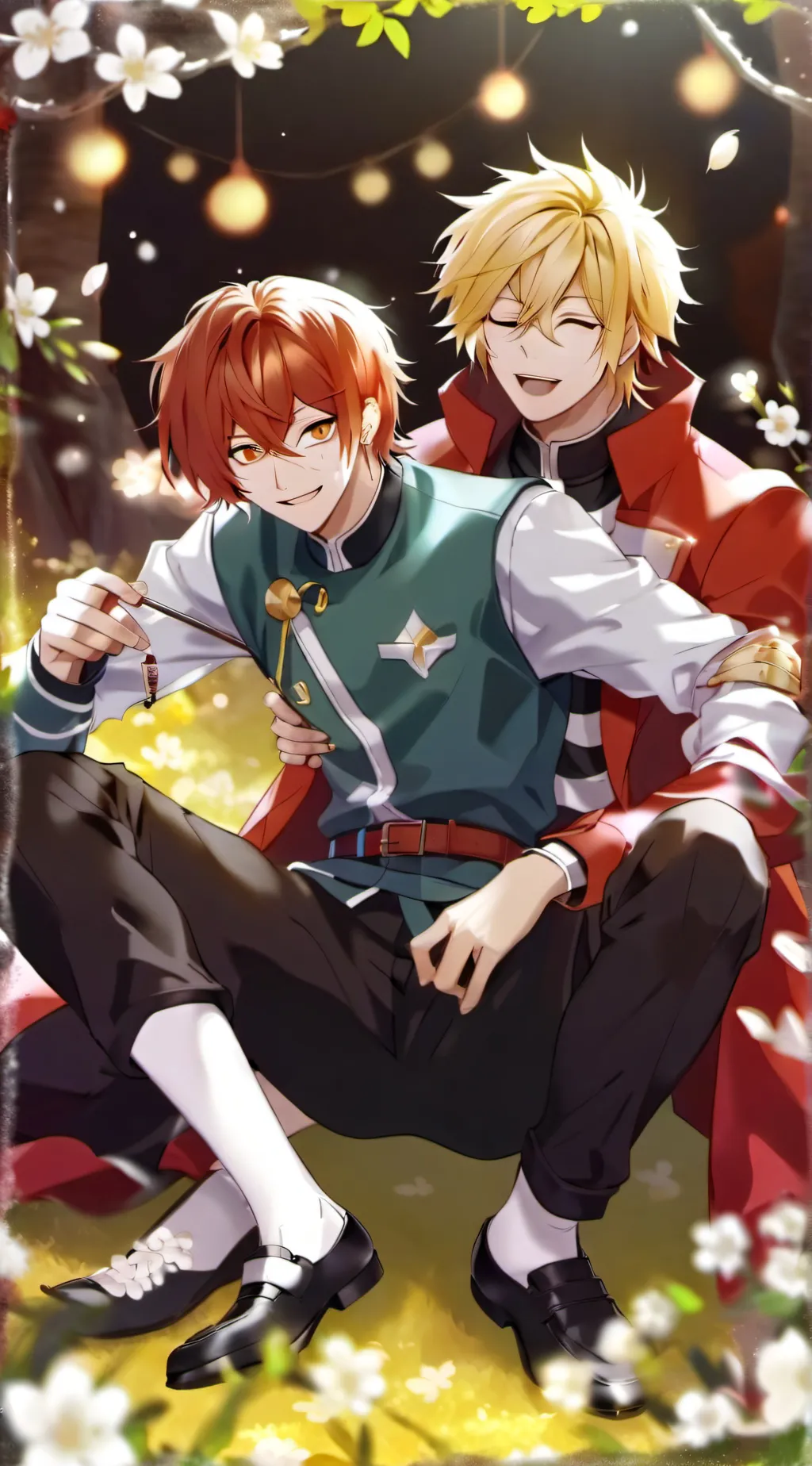 ai character: bakugo x todoroki background