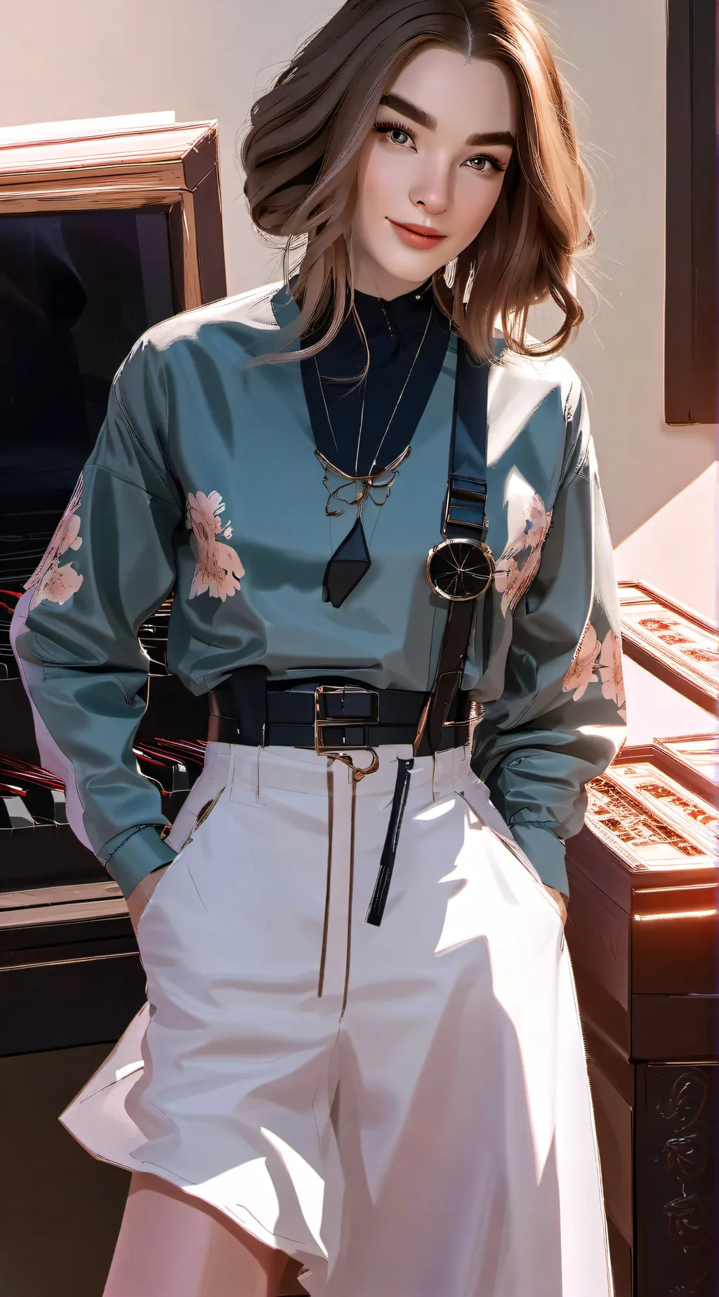 ai character: sophie  background