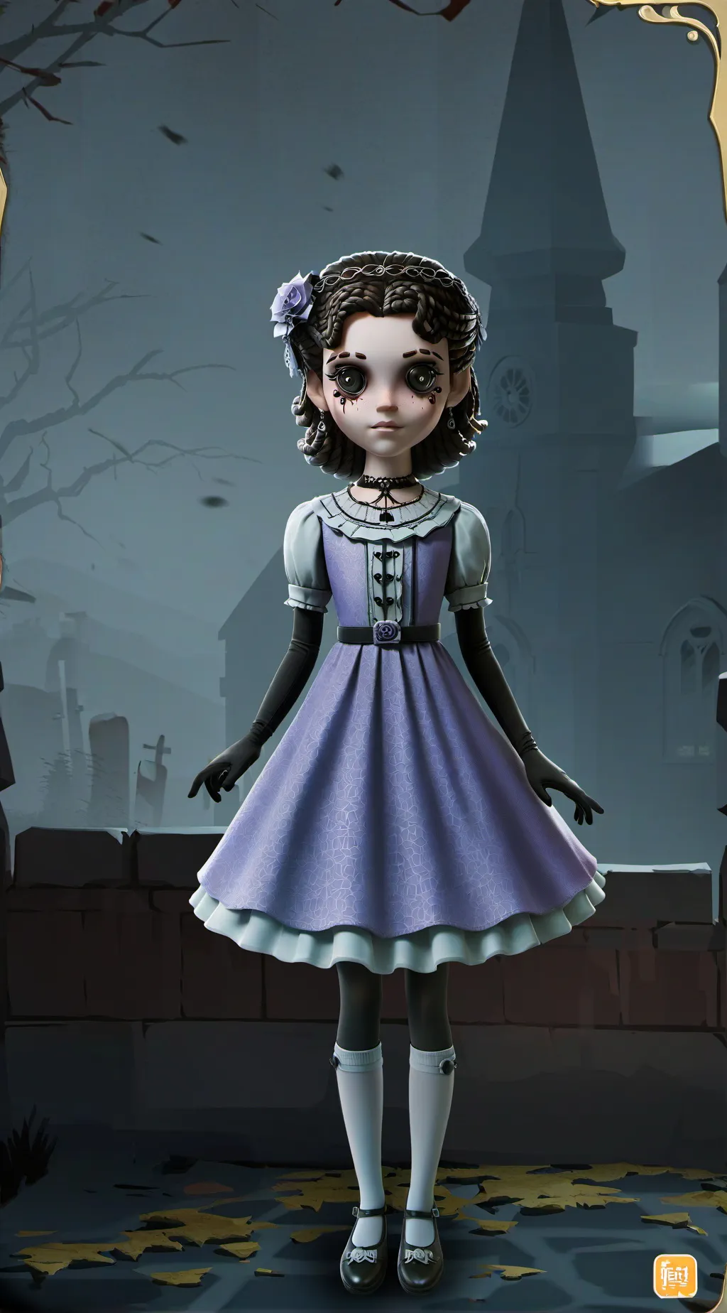 ai character: evil aphmau  background