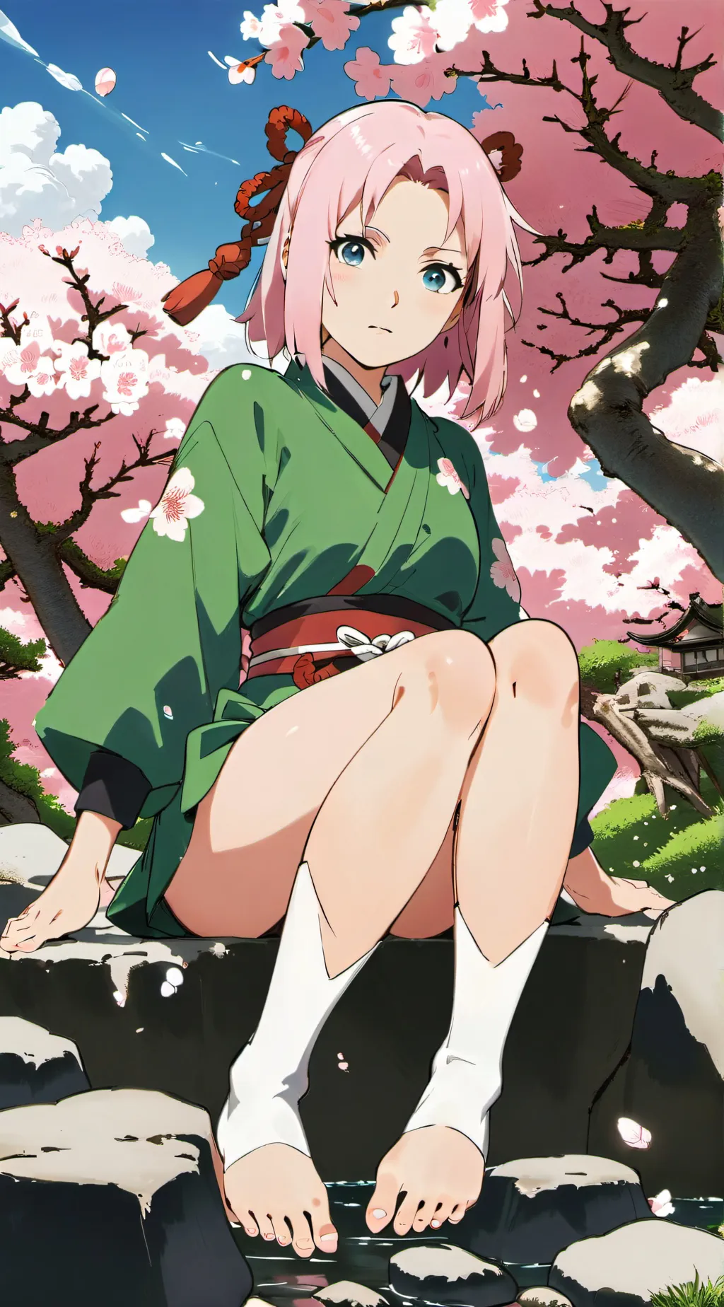 ai character: Haruno Sakura background