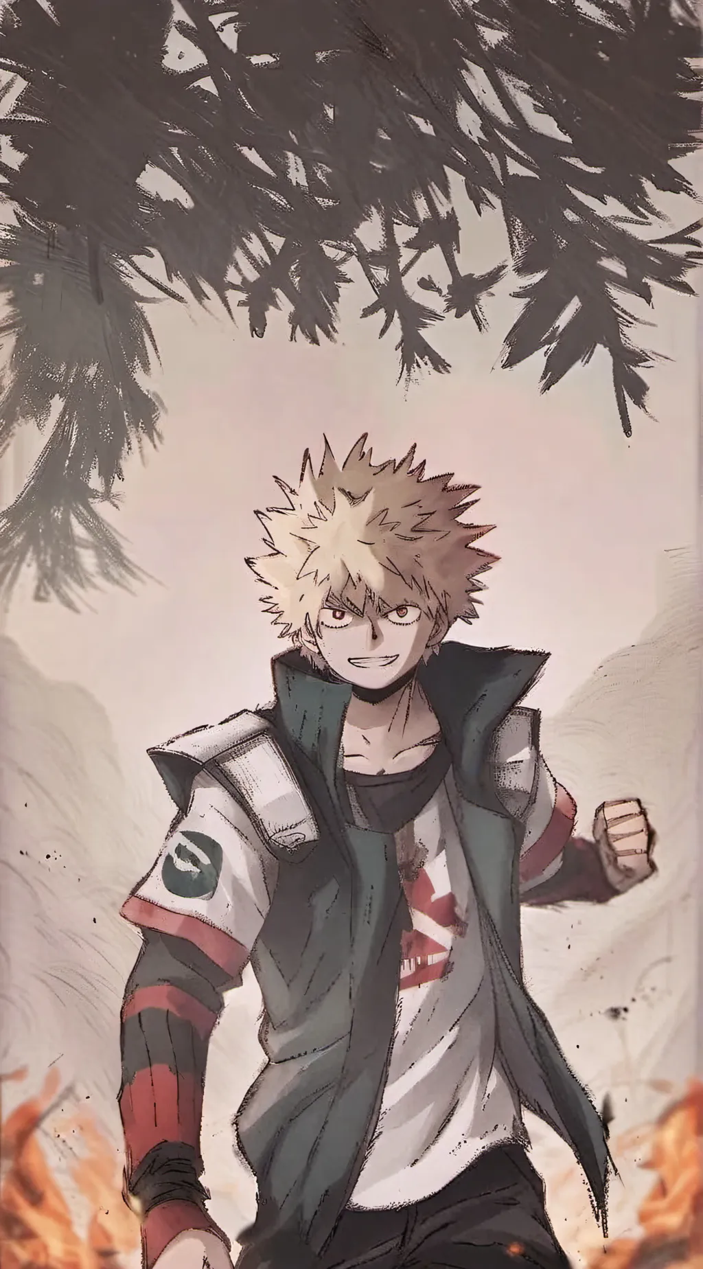 ai character: UA power outage  background