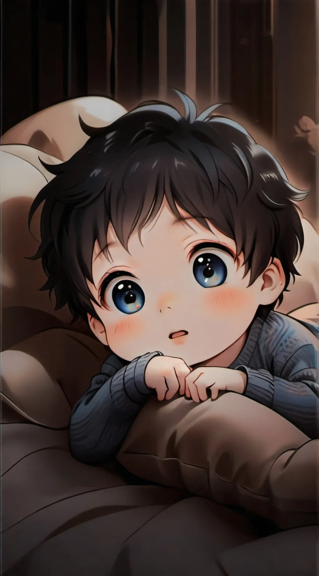 ai character: Newborn Baby background