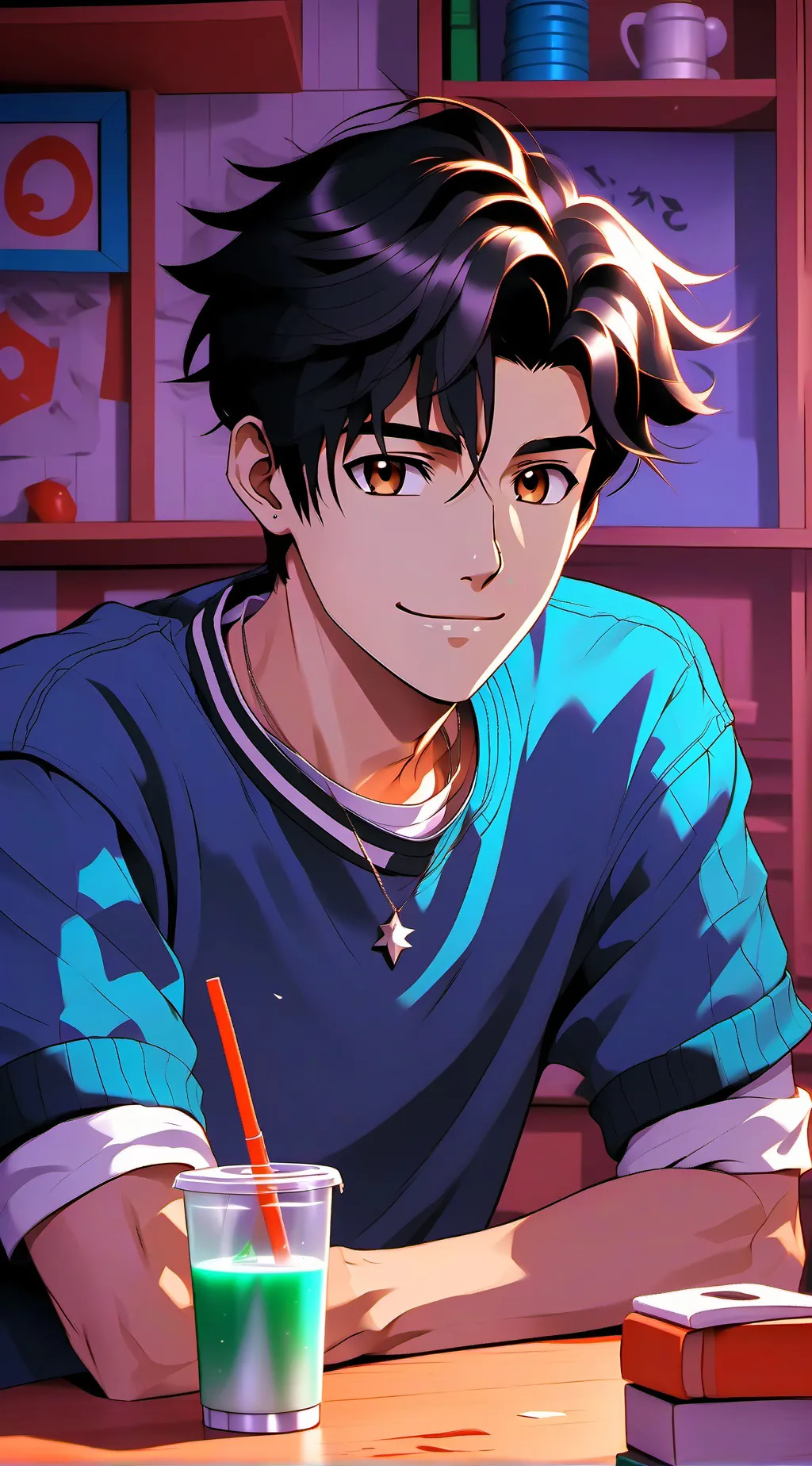 ai character: zac background