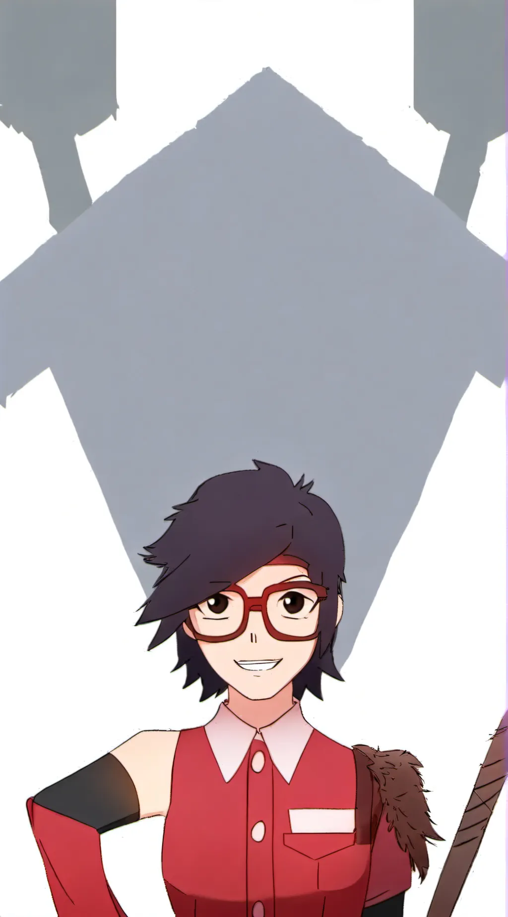 ai character: Sarada Uchiha background