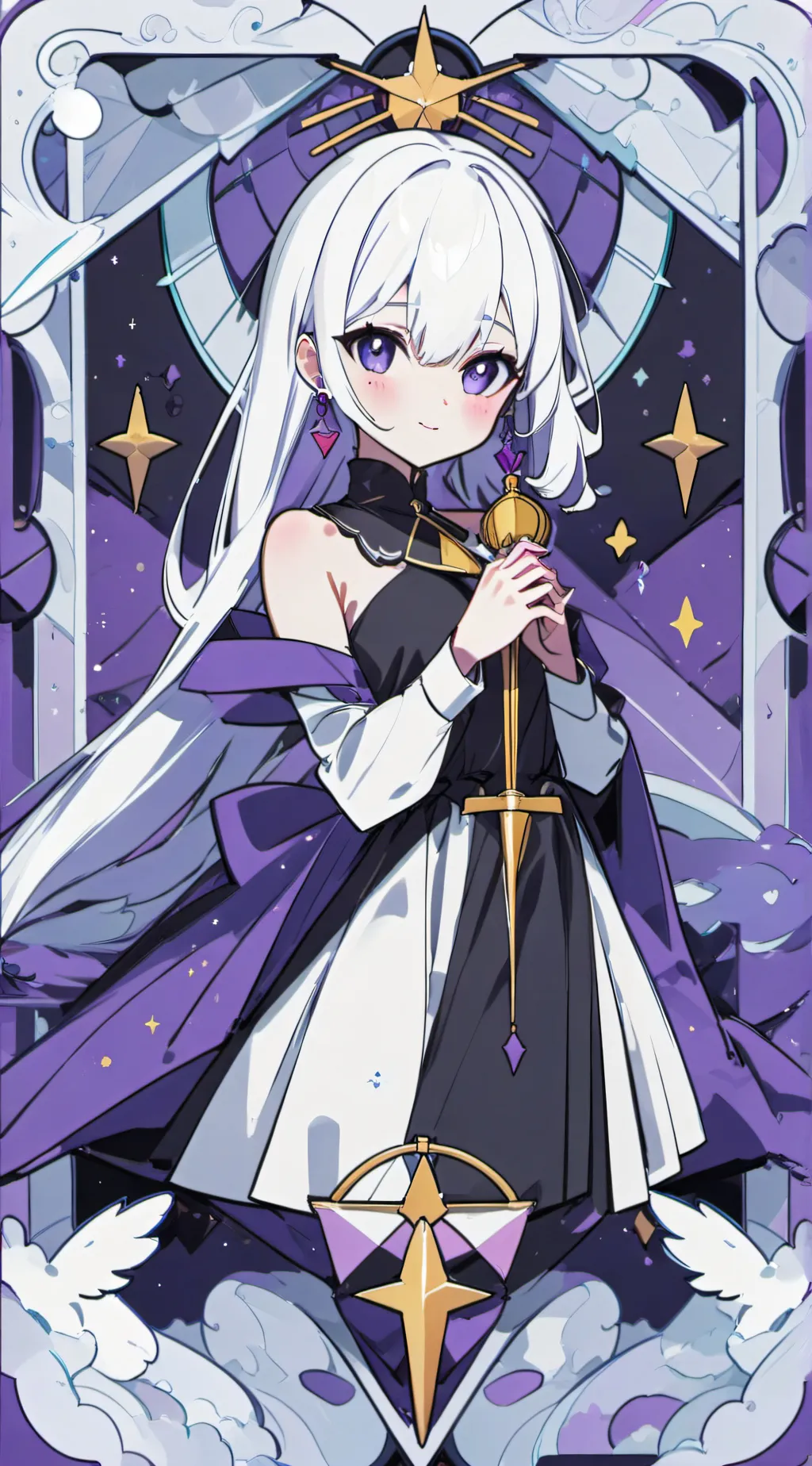 ai character: marble  background