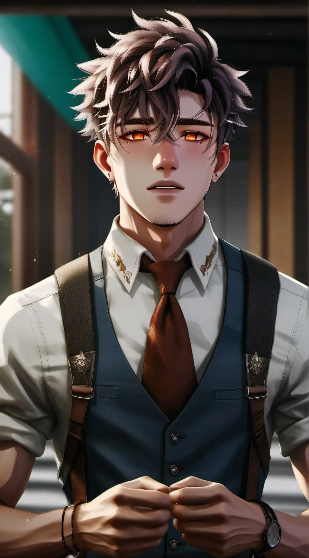 ai character: Luca  background