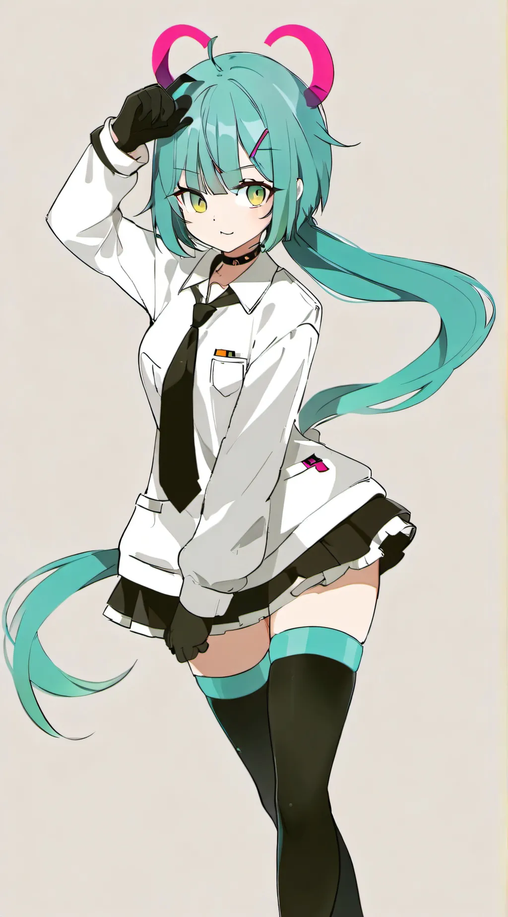 ai character: hatsune miku background