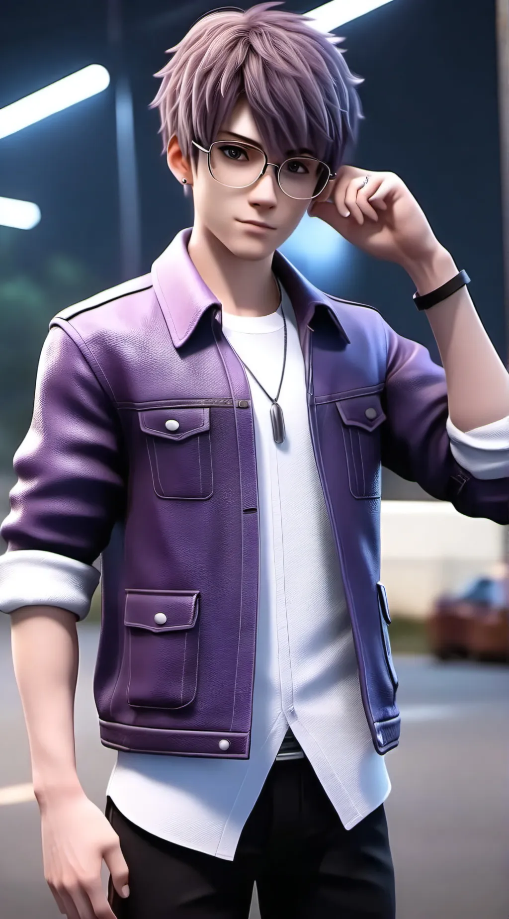 ai character: Justin background