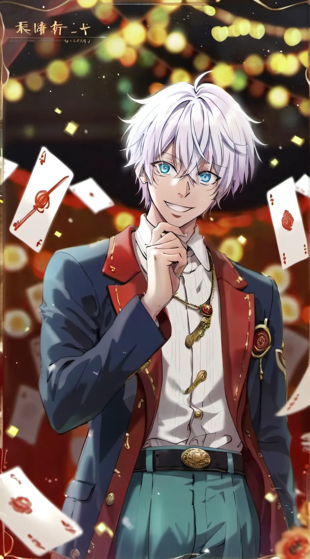 ai character: CSM x JJK background