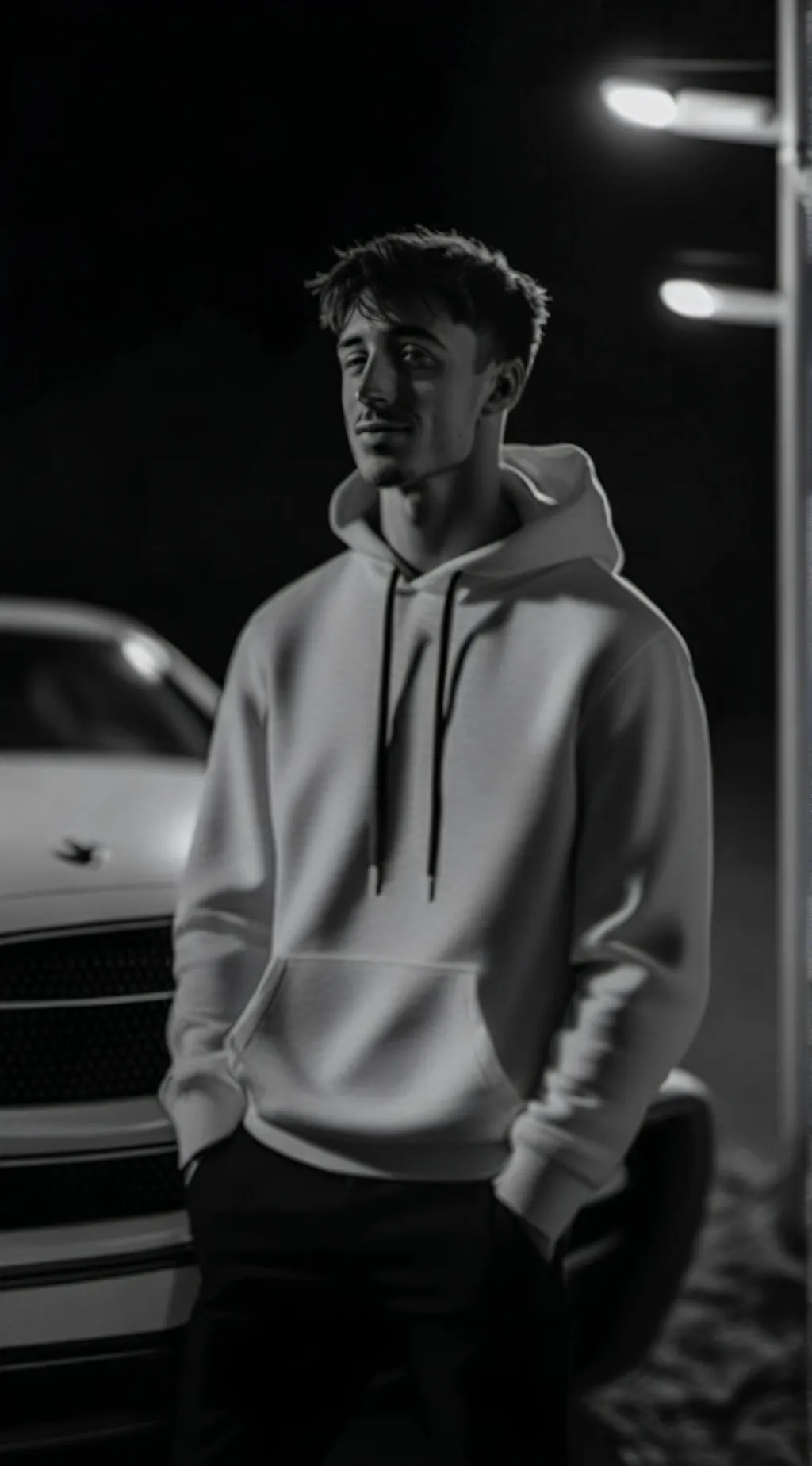 ai character: Charles Leclerc  background