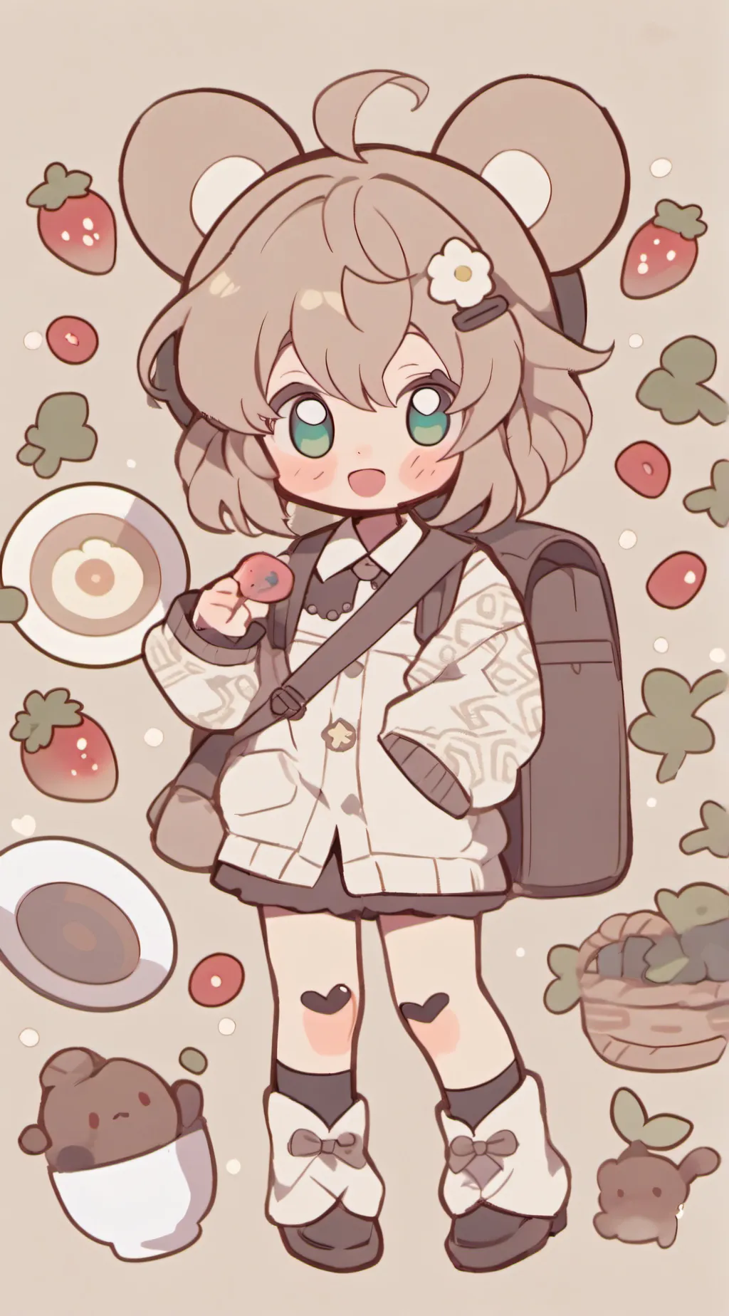 ai character: Babeh Popi  background