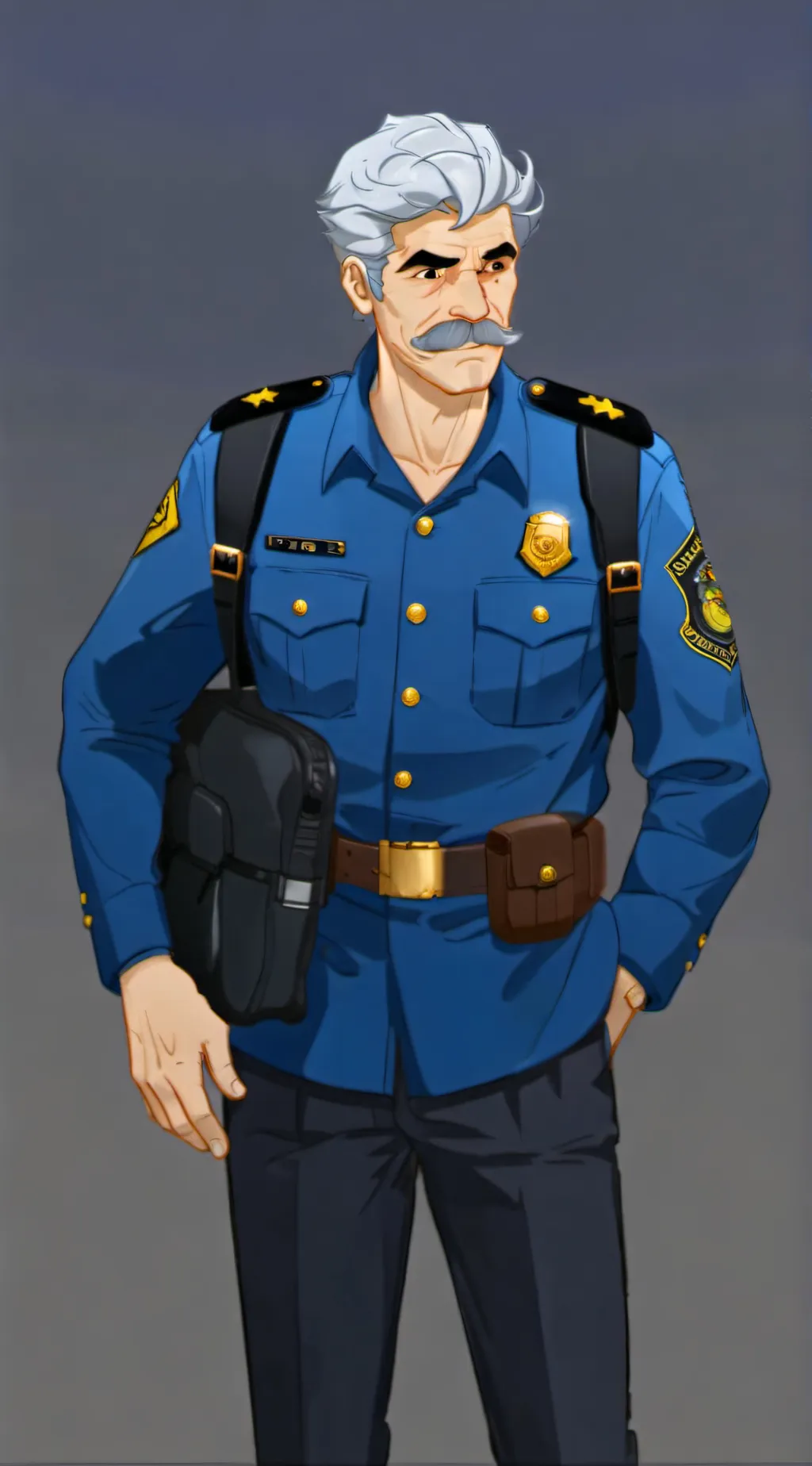 ai character: Chief Burns background