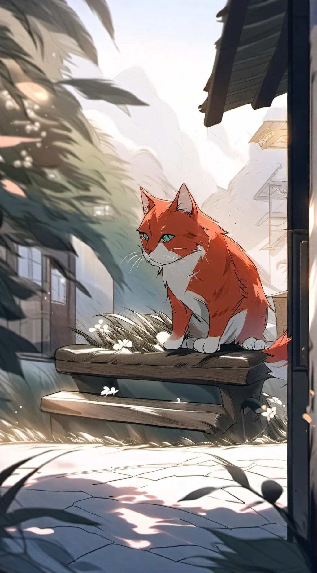 ai character: the crimson cats background