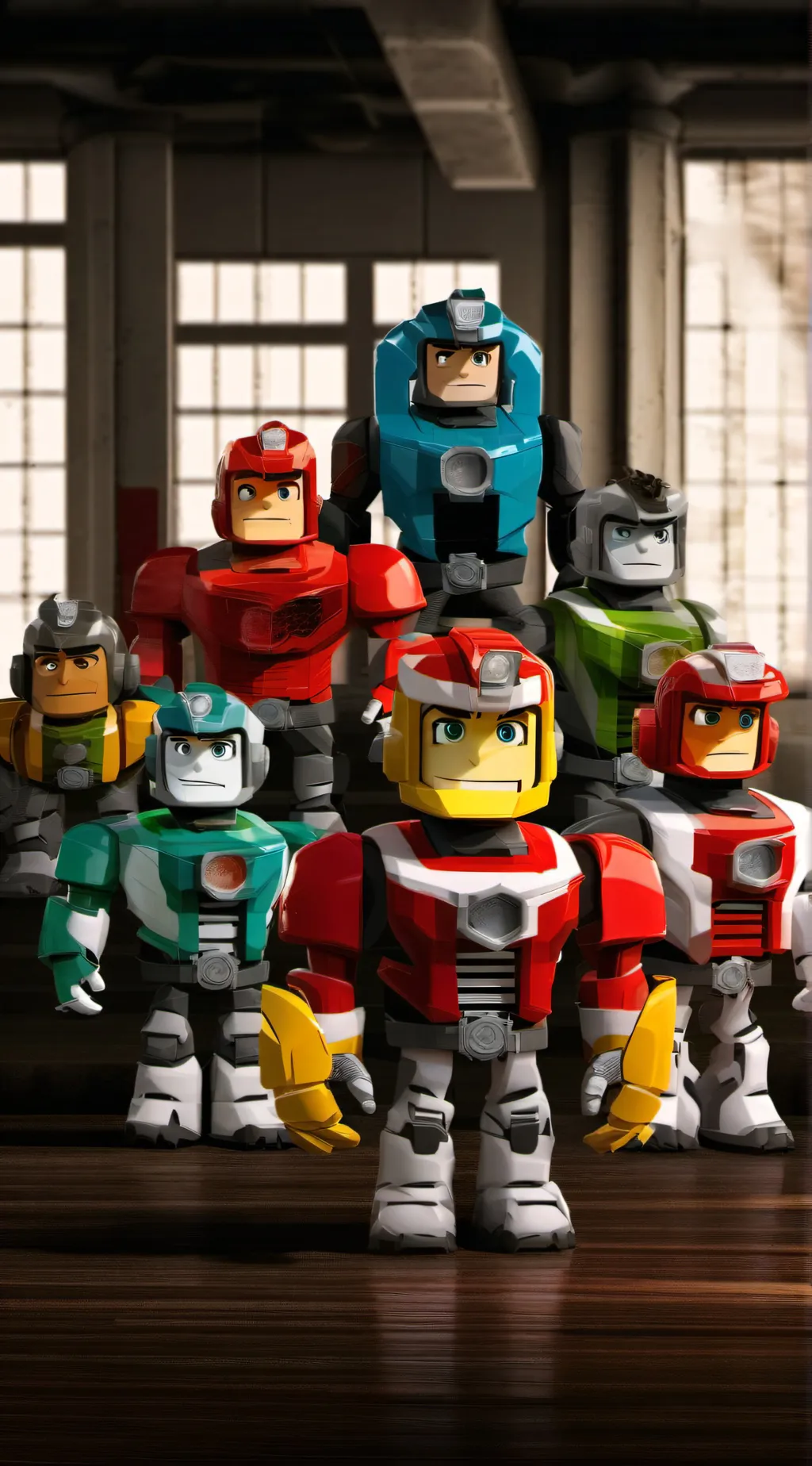 ai character: rescus bots academ background