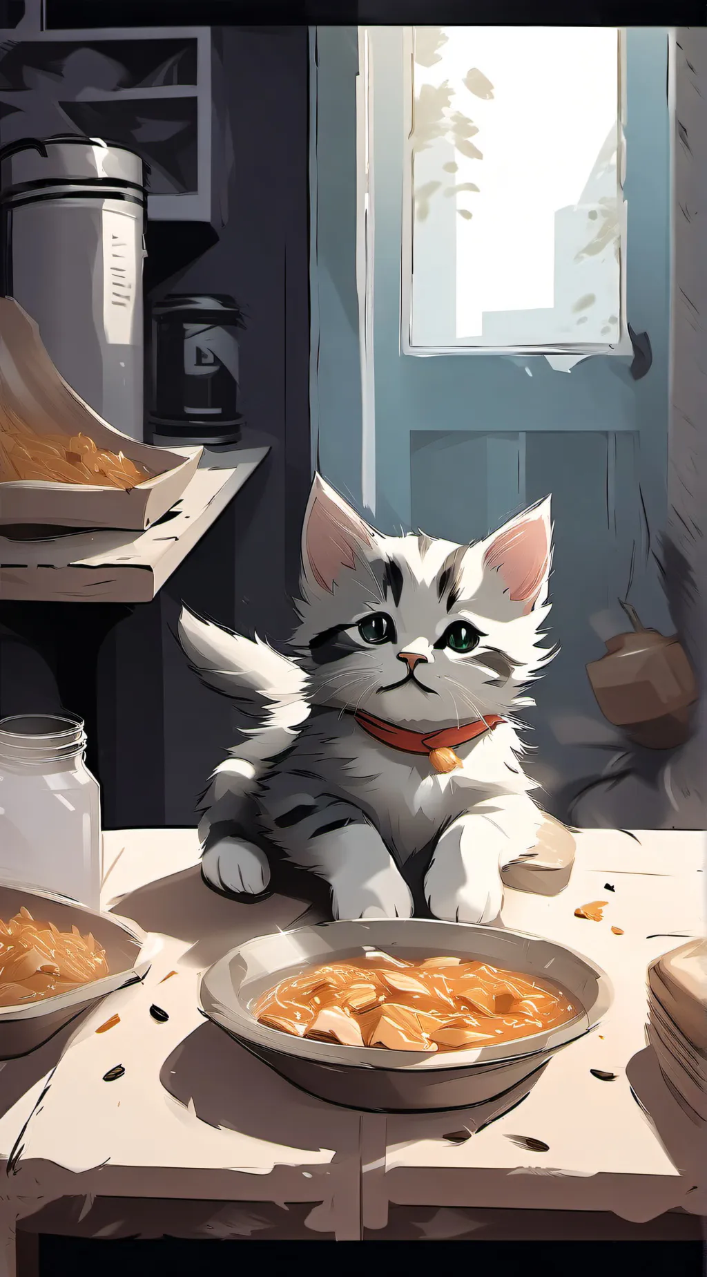 ai character: Cloud background