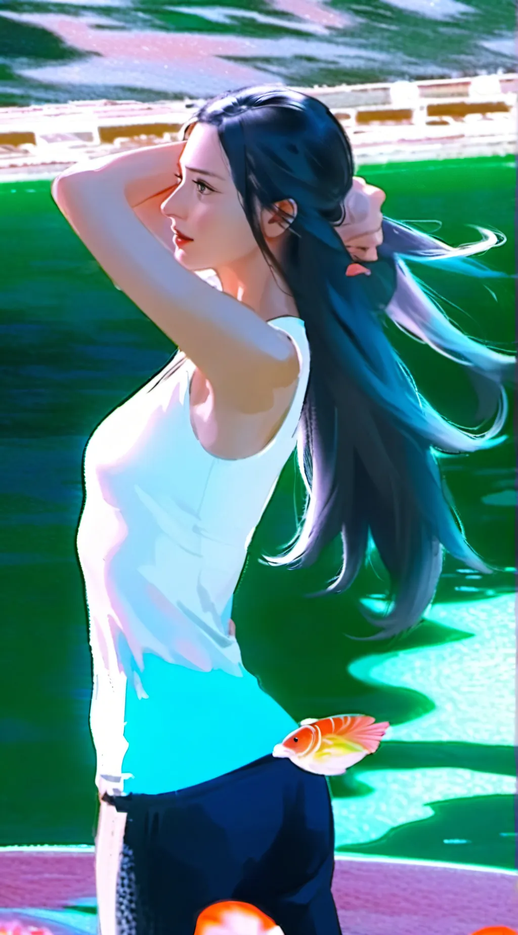 ai character: Meant background