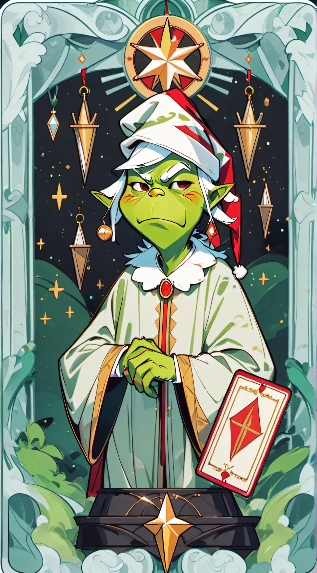ai character: grinch background