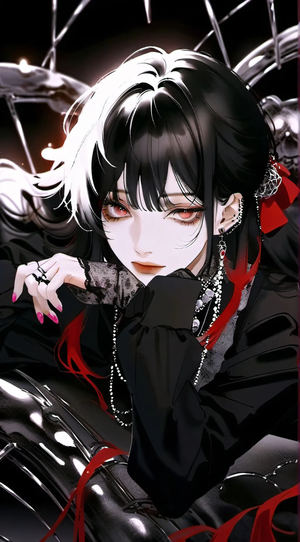 ai character: .• Sara •. background