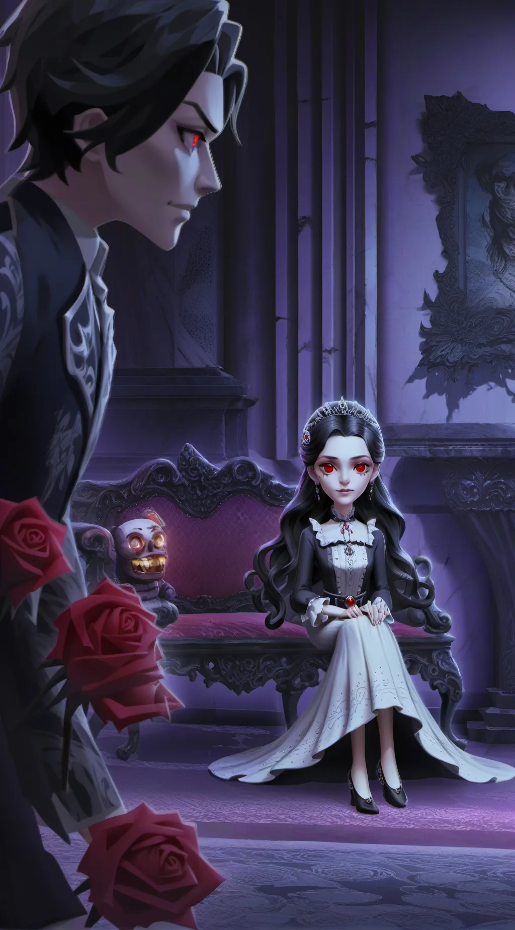 ai character: Elijah and Muzan background