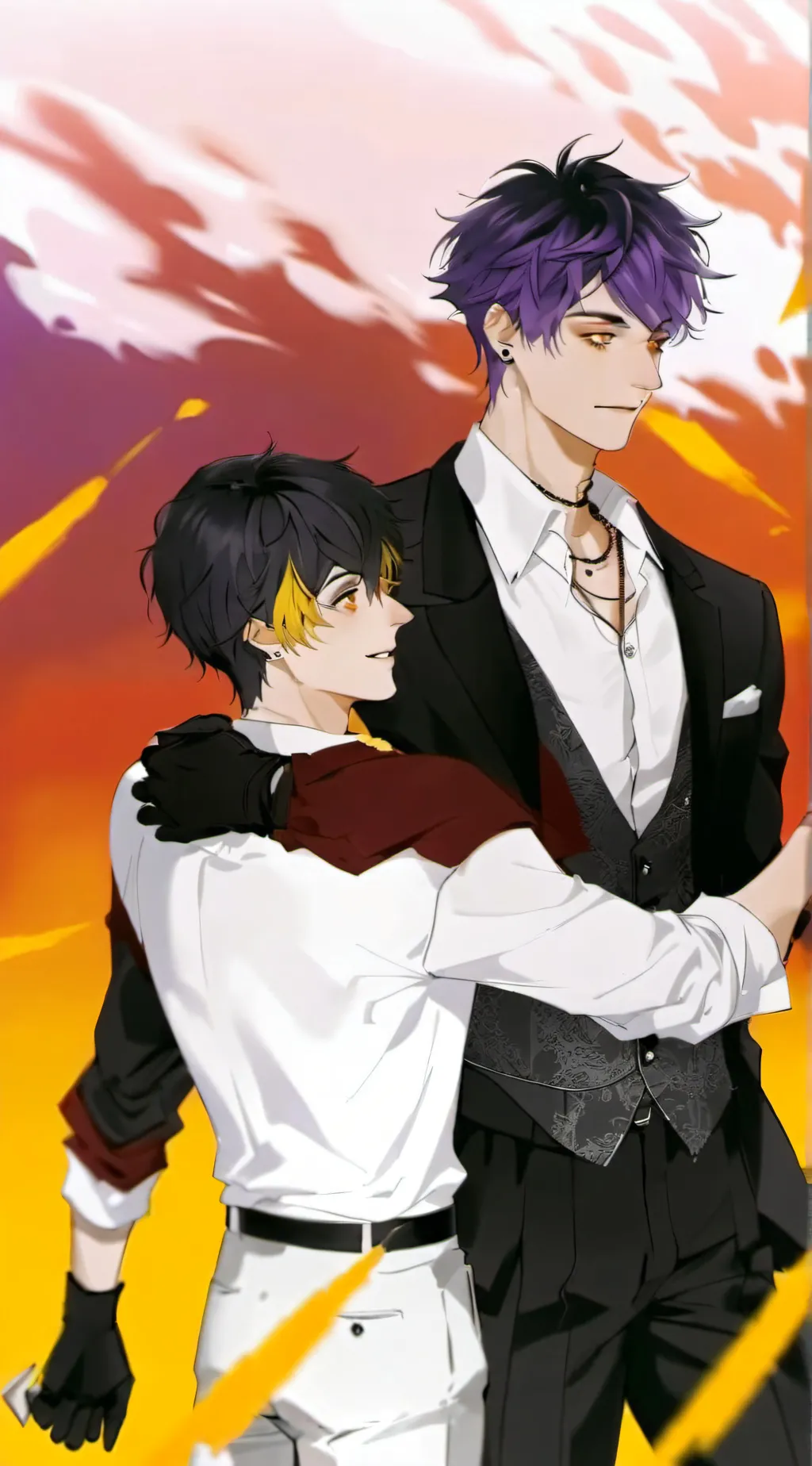 ai character: Shinou x denki  background