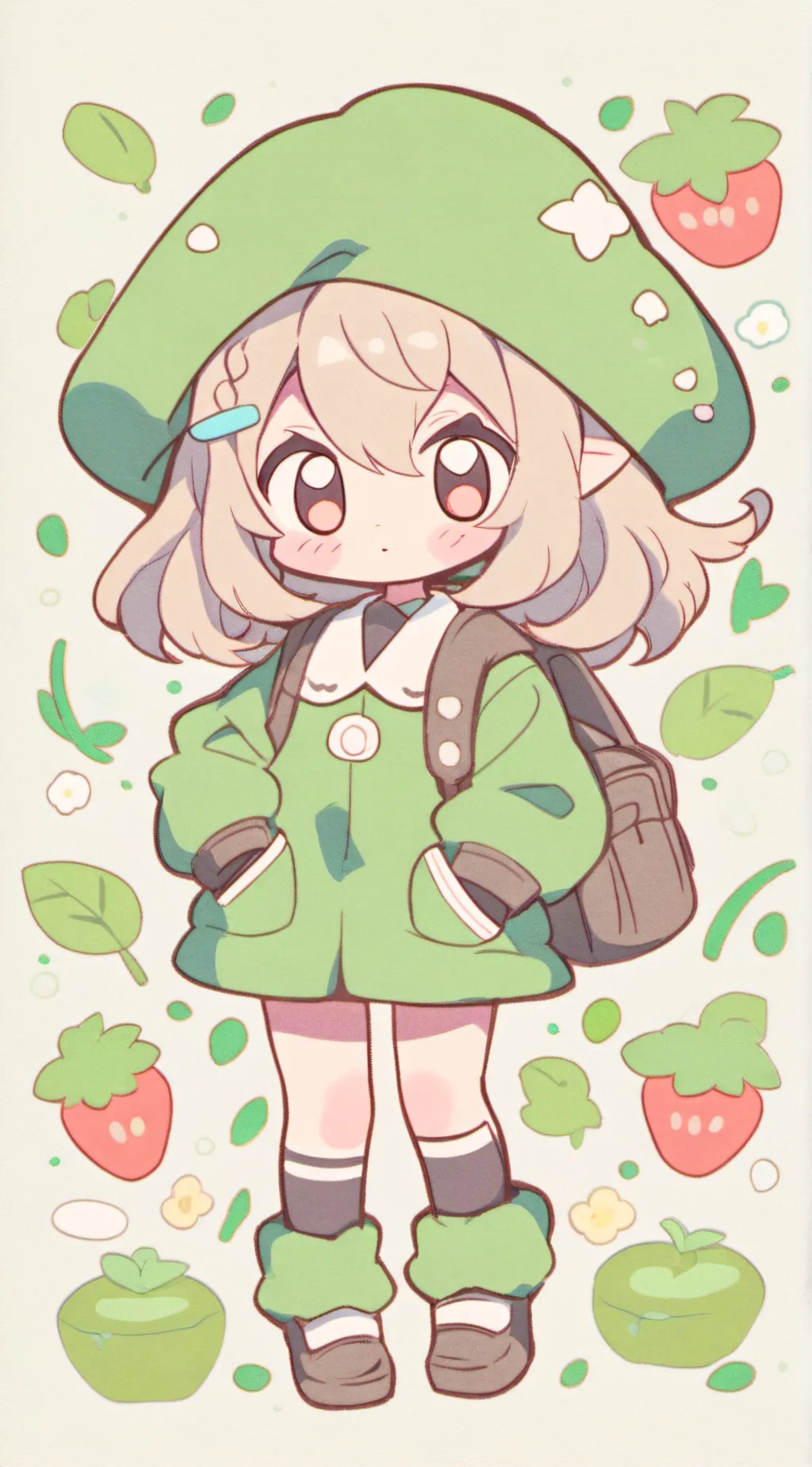 ai character: little sister  background