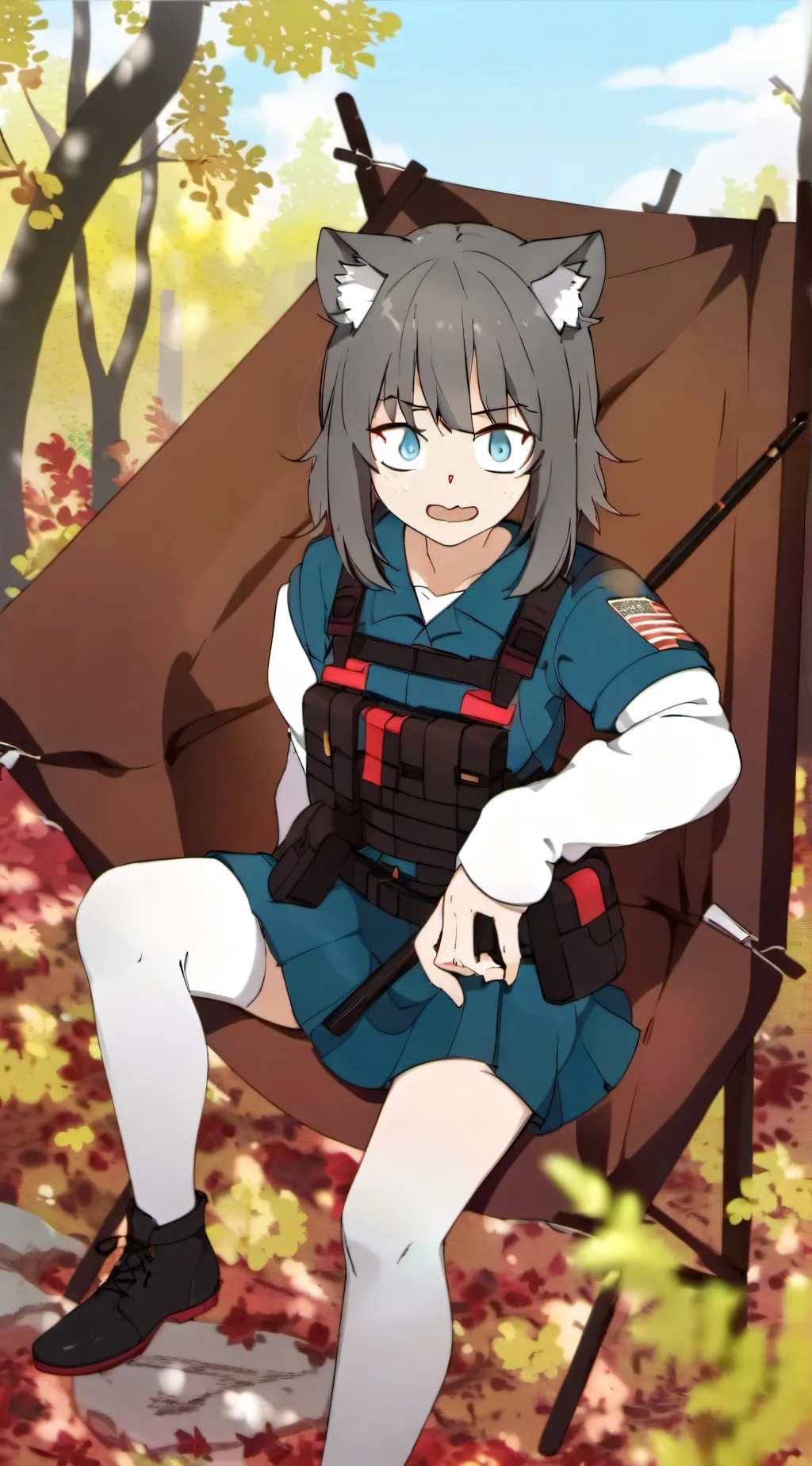 ai character: M10 wolverine  background