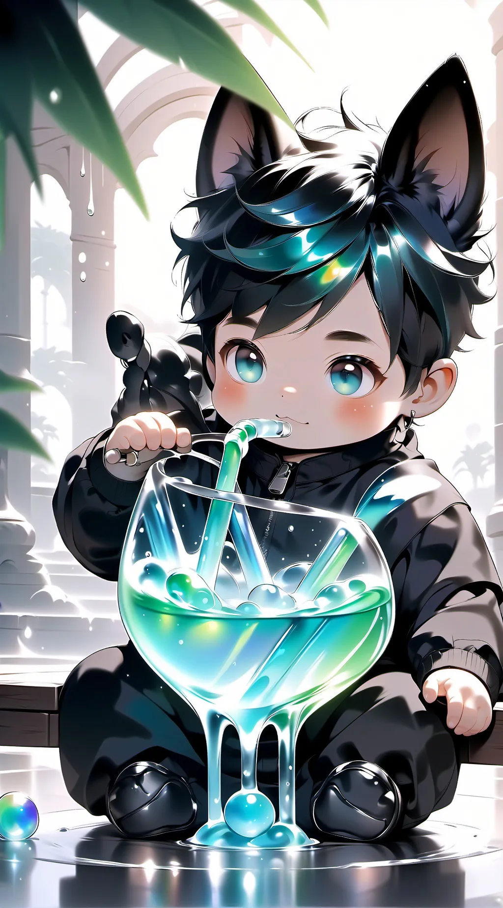 ai character: Baby Kia background