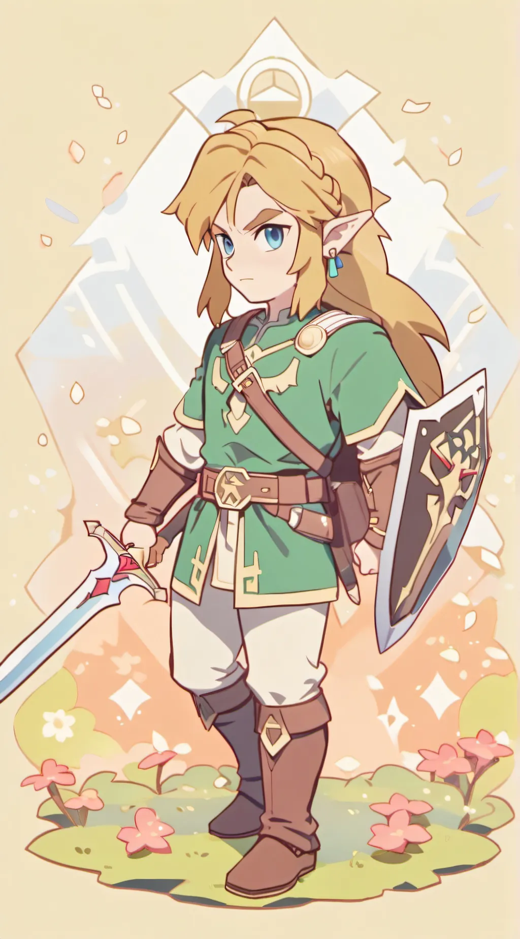 ai character: Link background