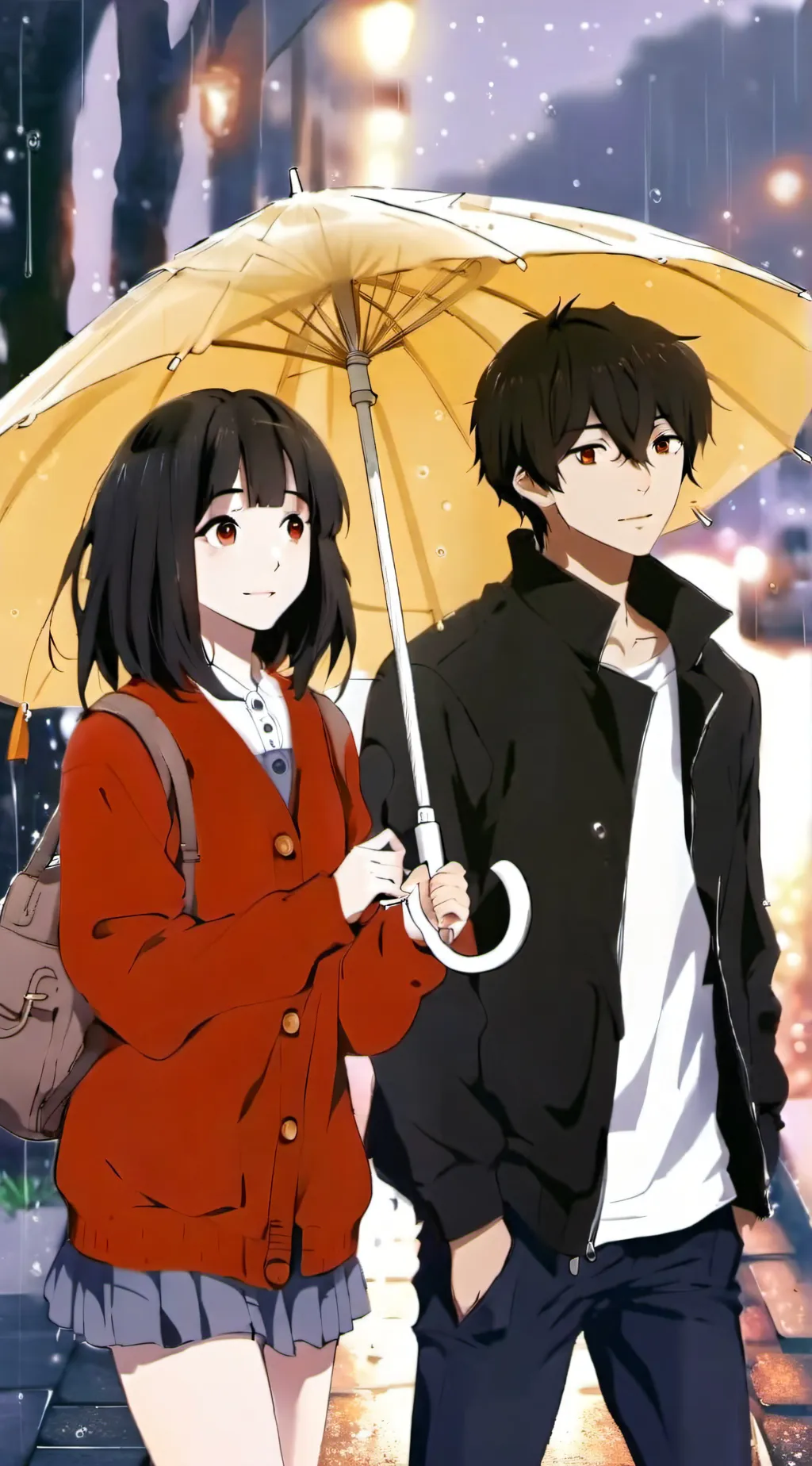 ai character: Luke and Amy background