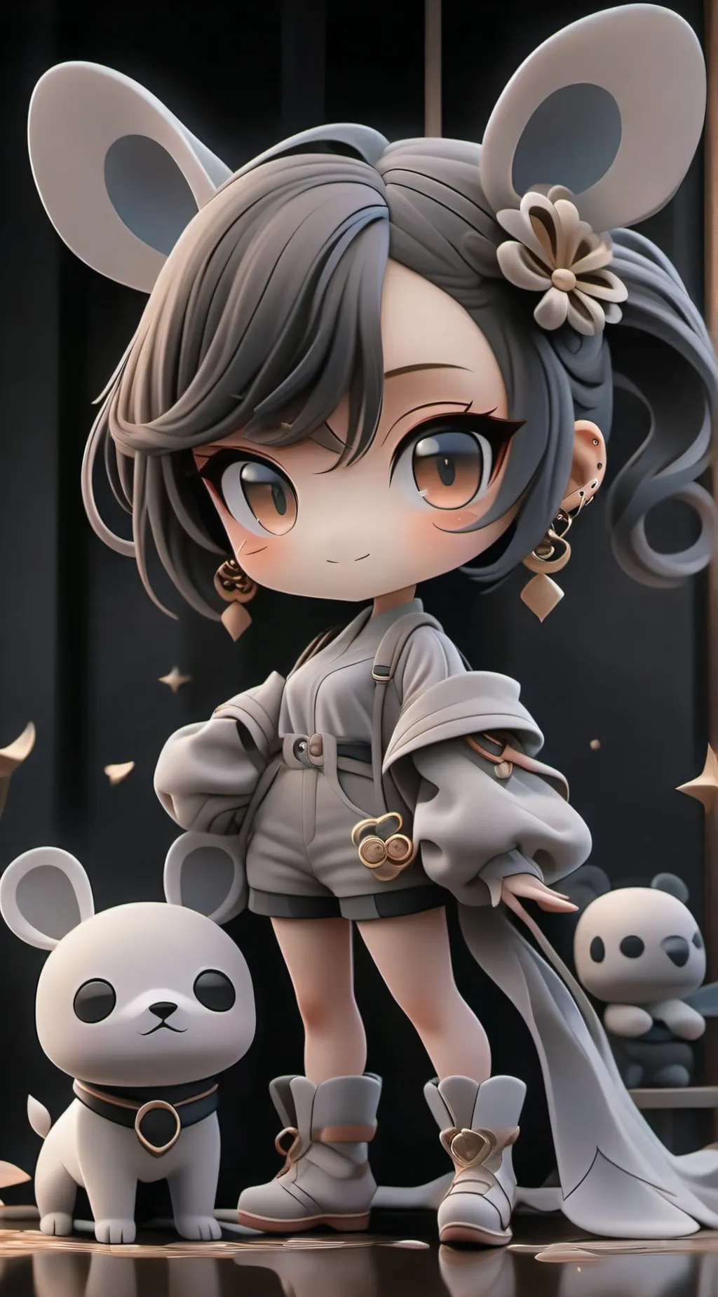 ai character: falling in love  background