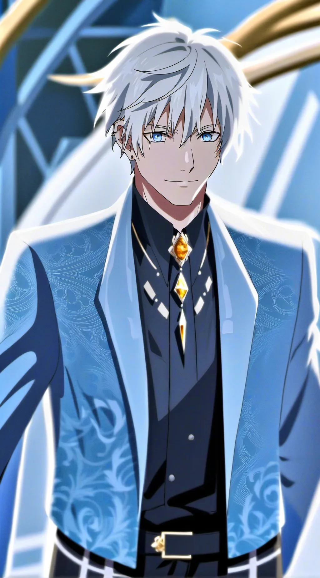 ai character: gojo  background