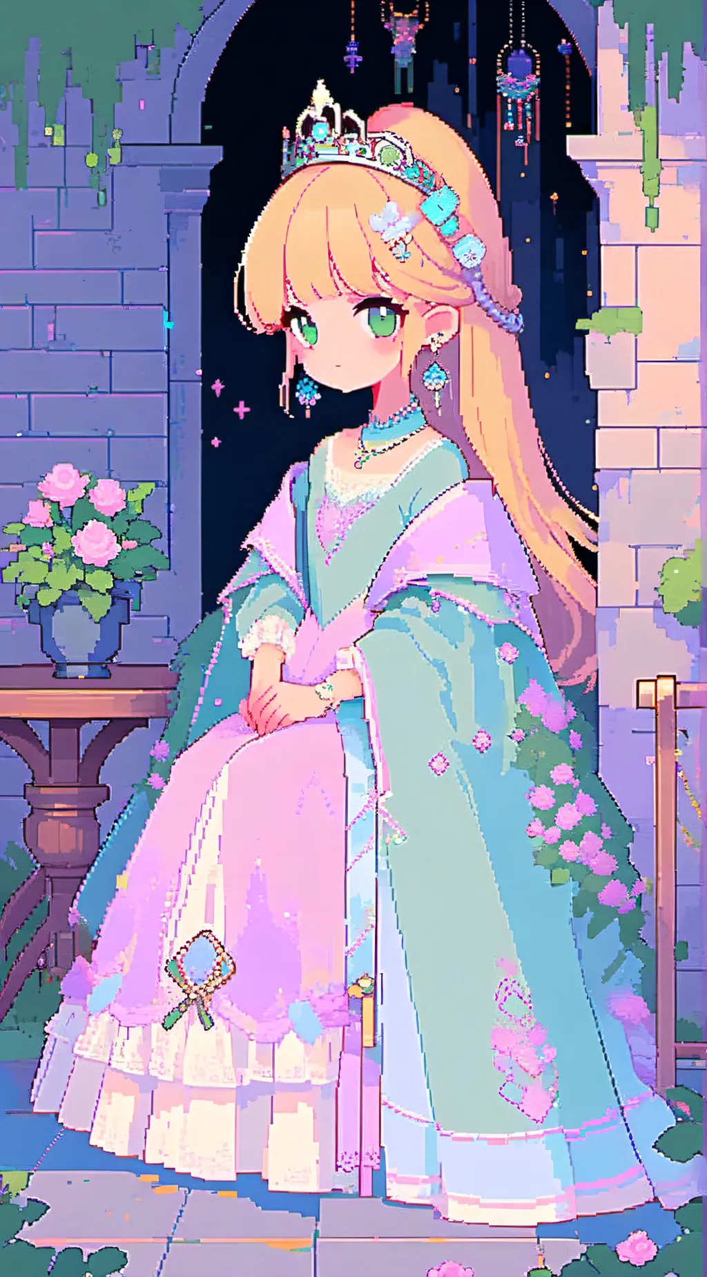 ai character: Iris Frawn background