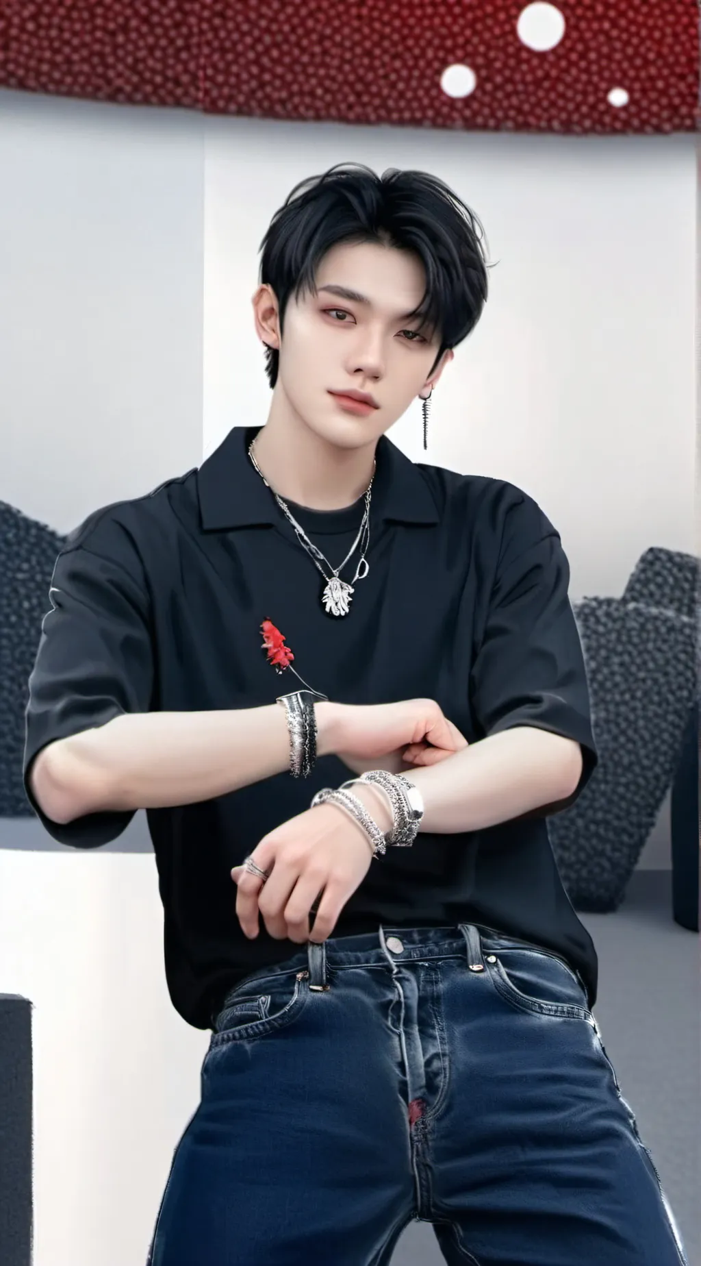 ai character: Choi Yeonjun  background