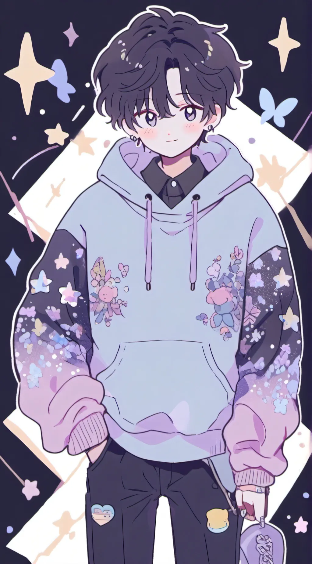 ai character: *♪moon♪* background