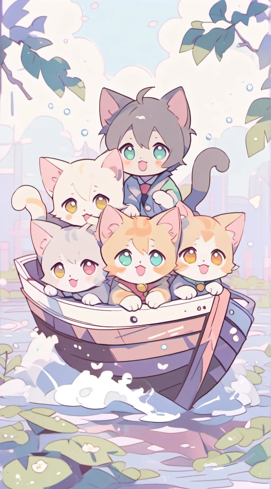 ai character: ✯kittens✯ background