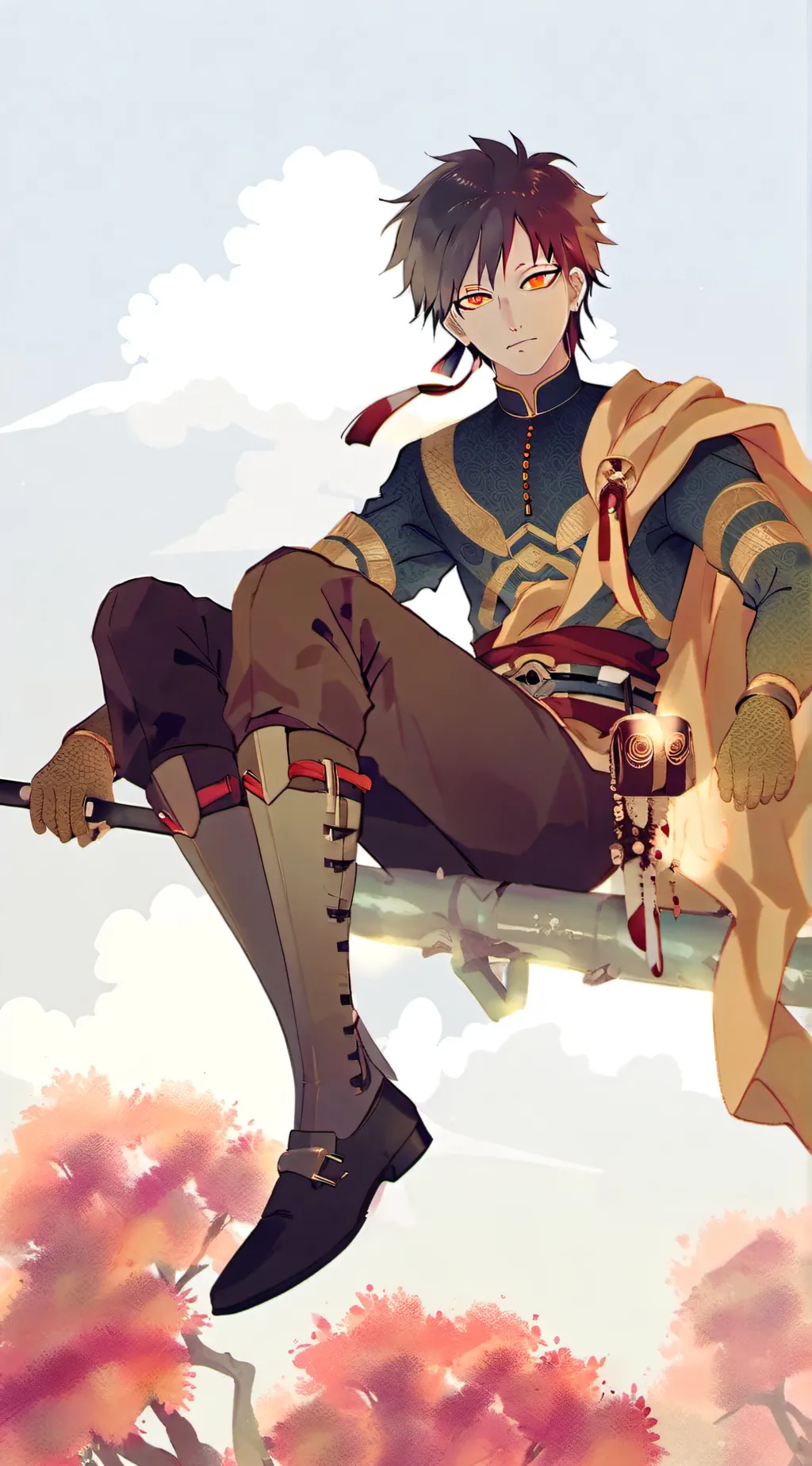 ai character: Gaara x Lee background