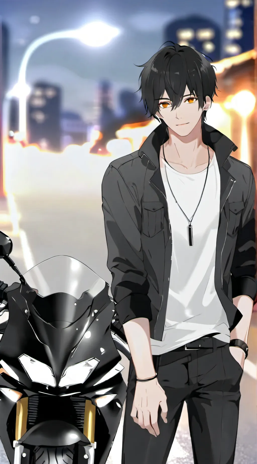 ai character: Leo background