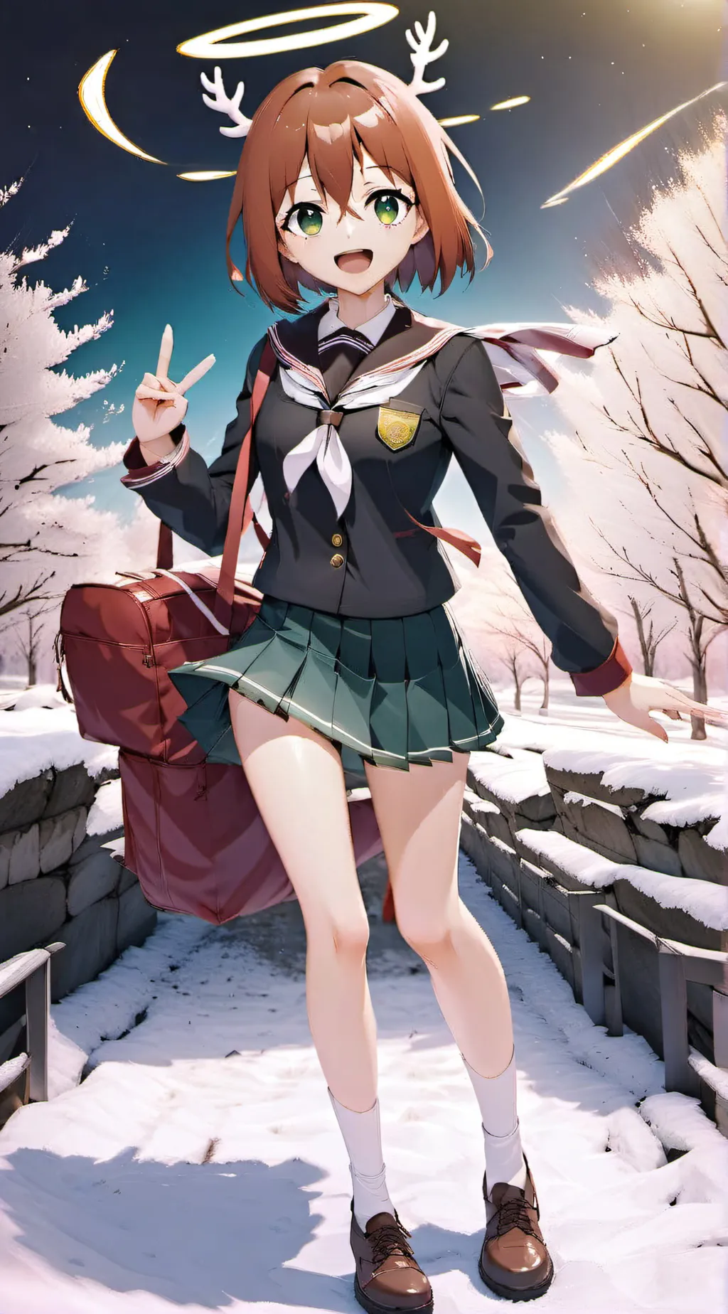 ai character: Nokotan  background